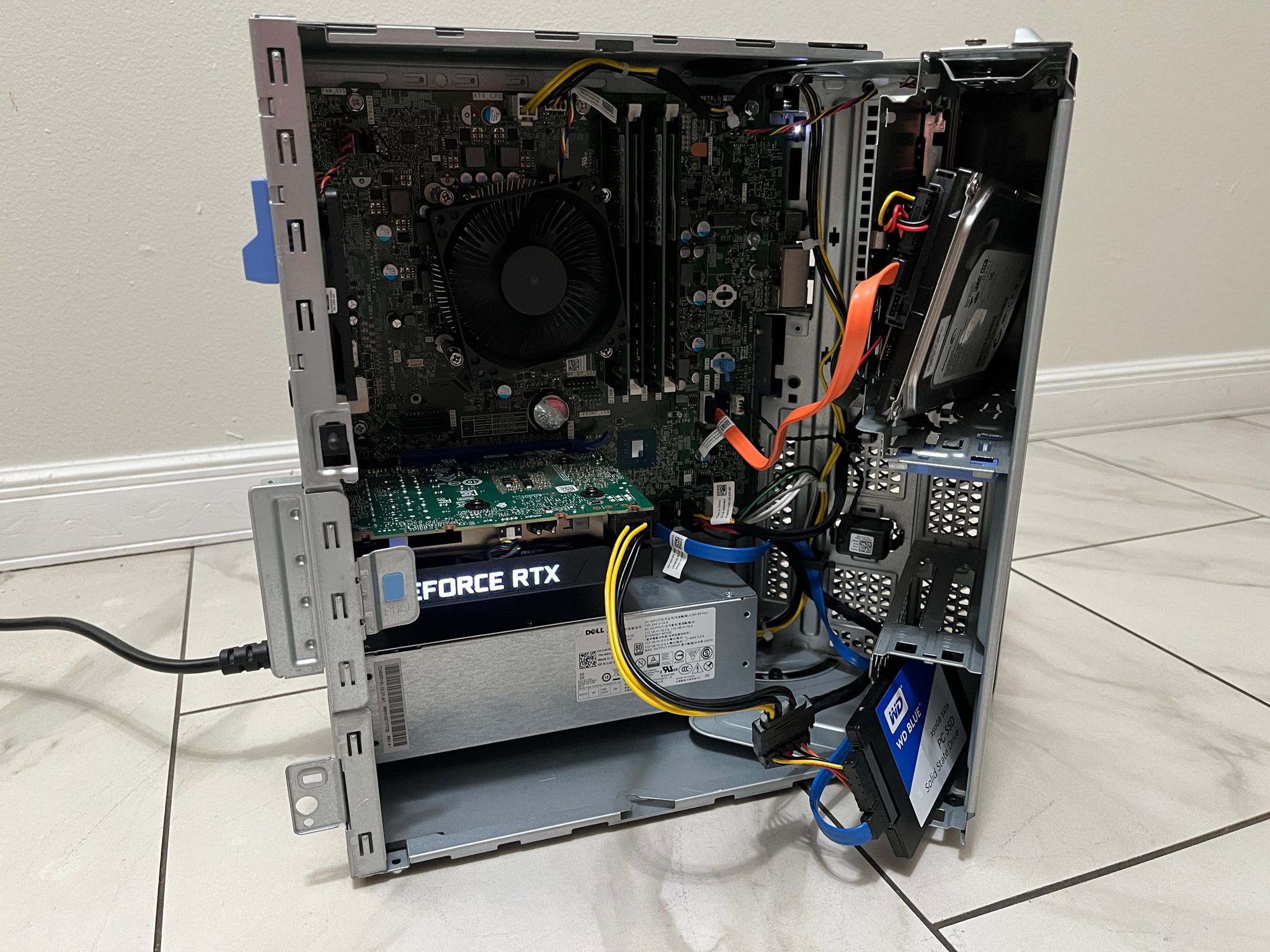 NVIDIA RTX 3050, Intel i7-7700, 16GB RAM, 750GB Storage - Dell Gaming PC w/Wi-Fi, BT