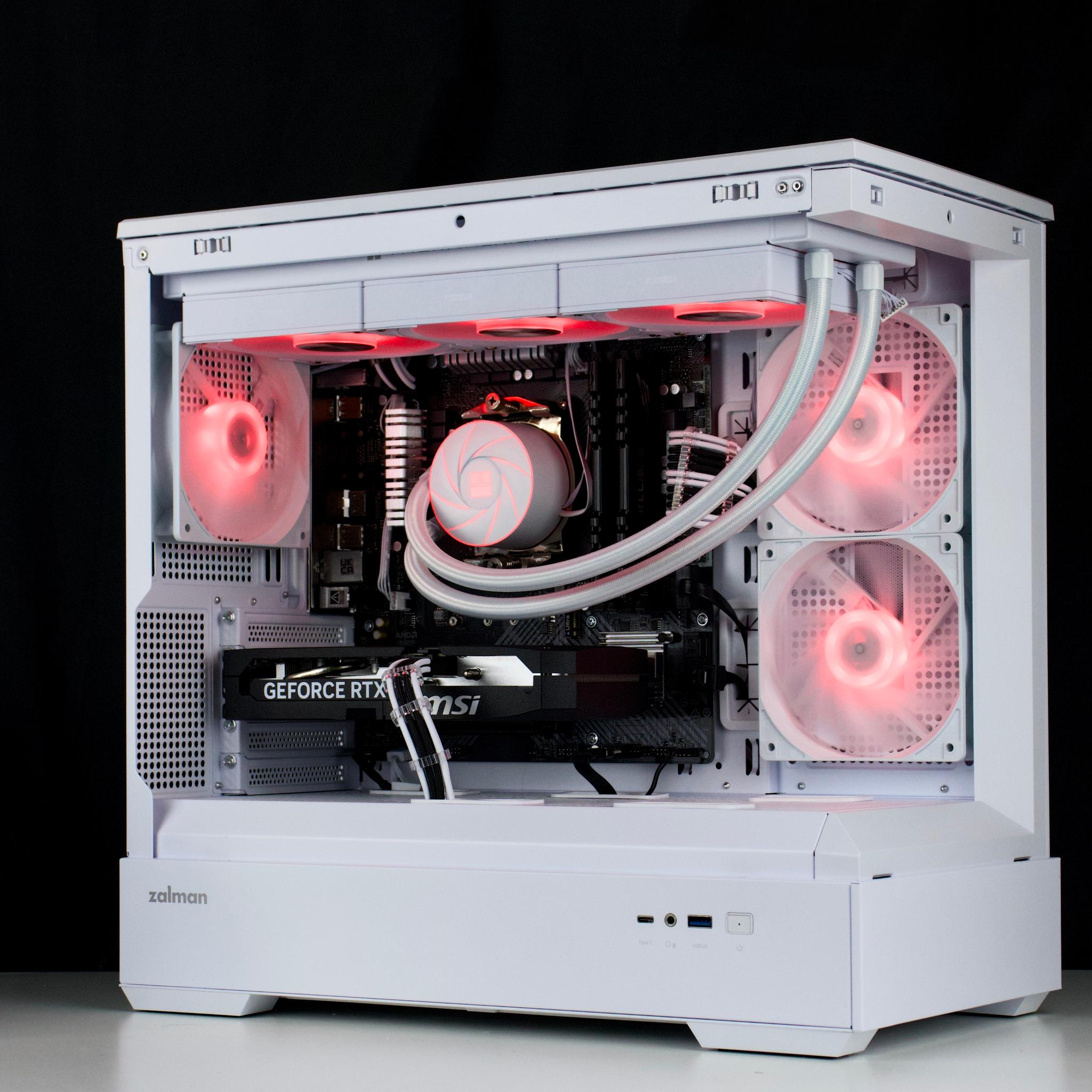 🧊❄️🧊 White Gaming PC – RTX 5060 TI, Ryzen 7 5700X, 32GB RAM, 1TB SSD - WiFi 🧊❄️🧊