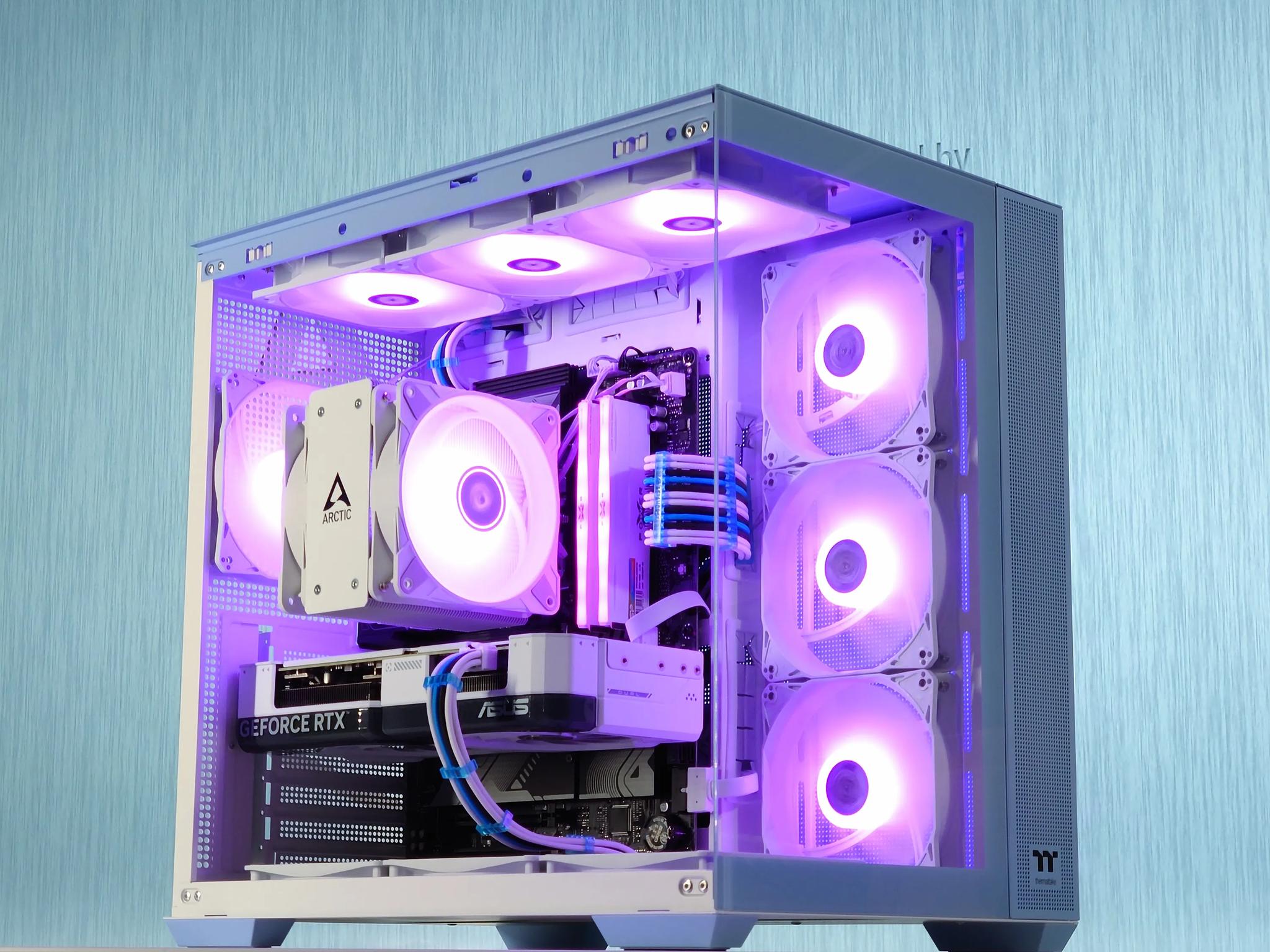 🤍🩵🖤Gaming PC🔲Nvidia RTX 4070 12GB🔲AMD Ryzen 5 7500F🔲32GB DDR5🔲1TB SSD