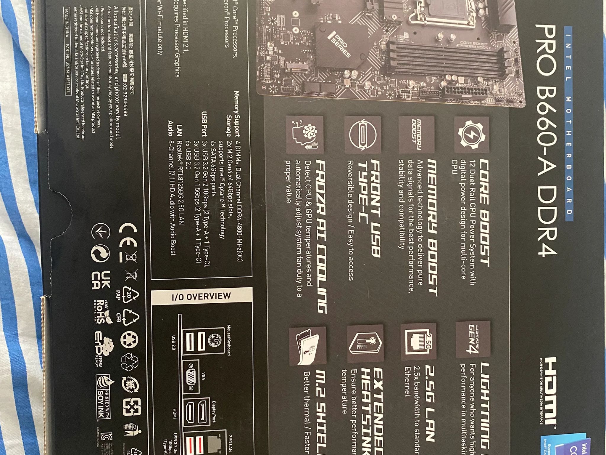 MSI PRO B660-A DDR4