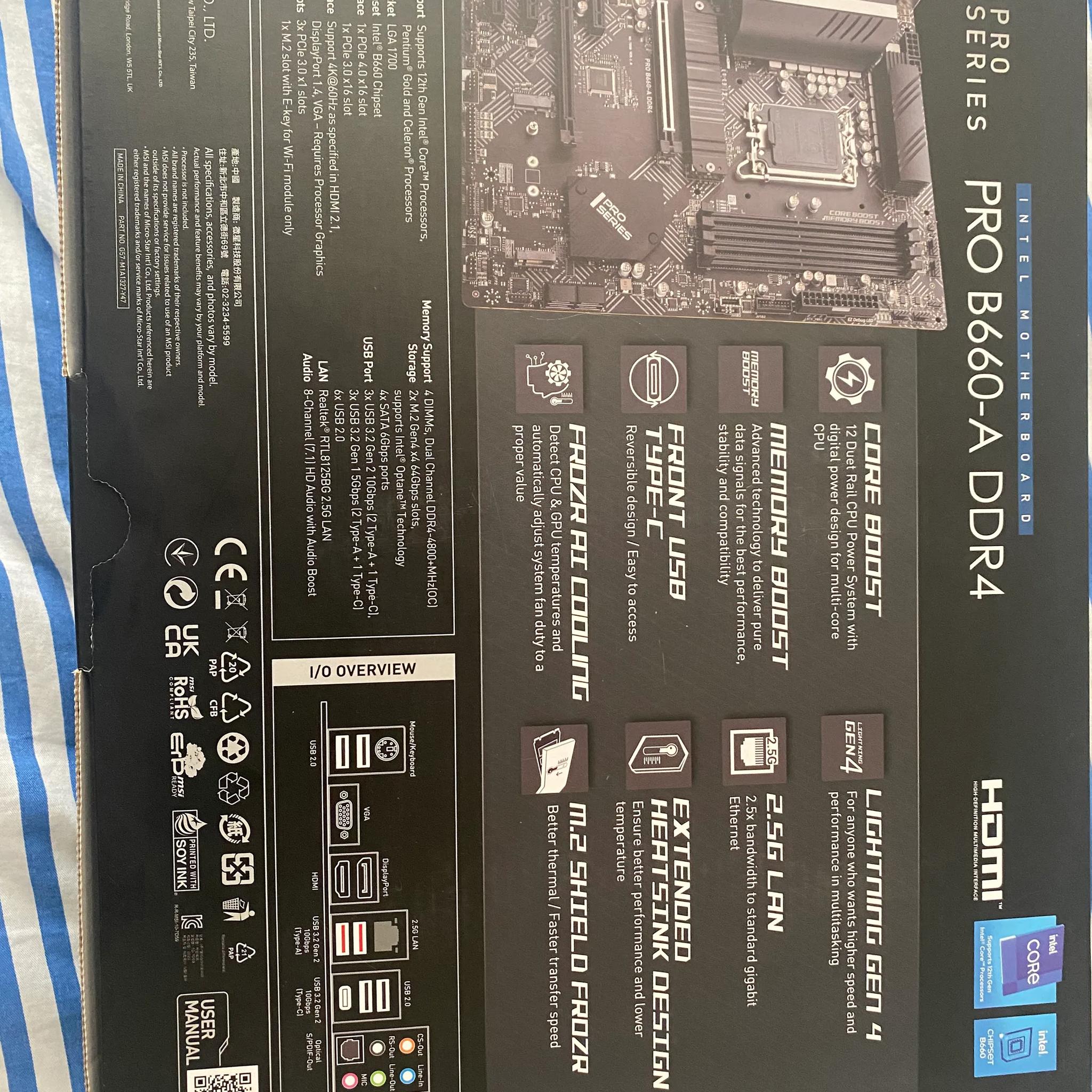 MSI PRO B660-A DDR4