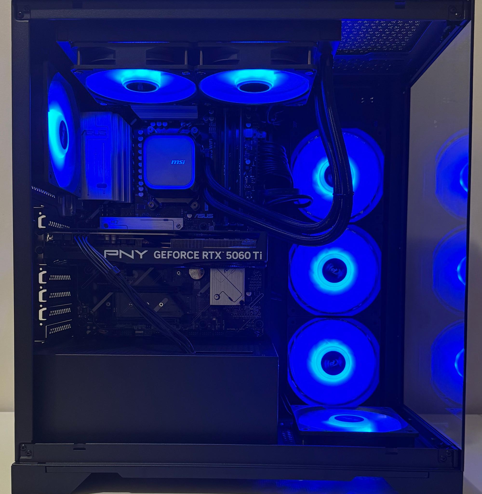 AMD X3D Ryzen 5 7500X3D 32GB DDR5 RAM GeForce RTX 5060 Ti 1TB Gen5 NVMe SSD Corsair 850W Gaming PC