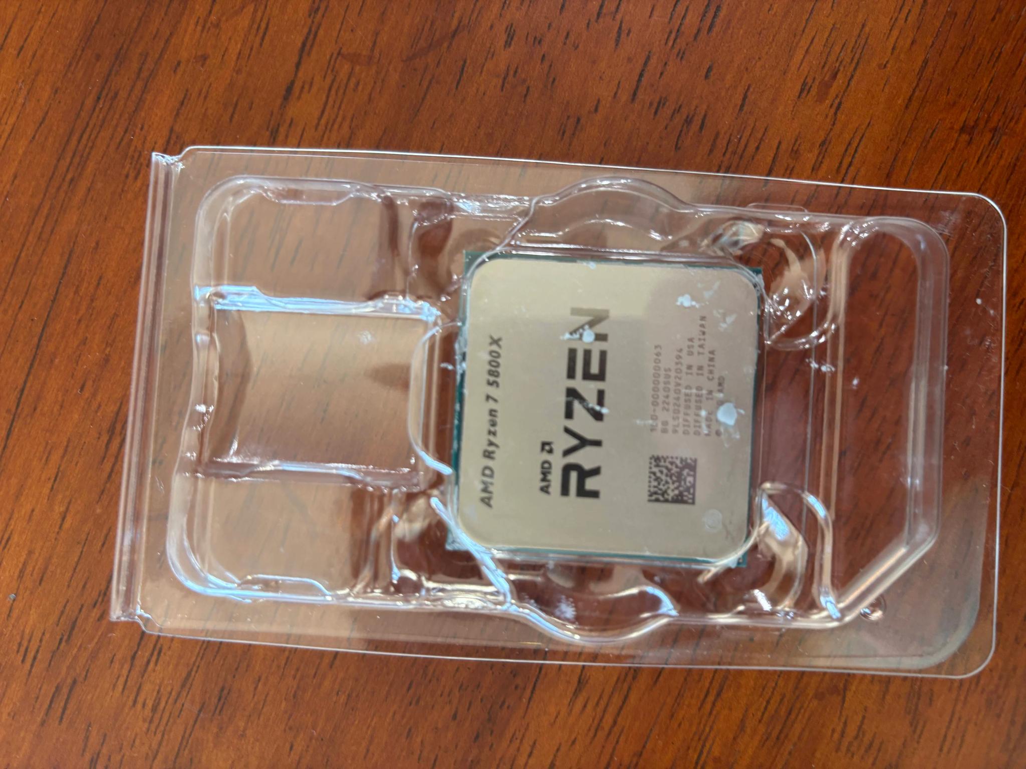 Ryzen 7 5800x AM4 CPU