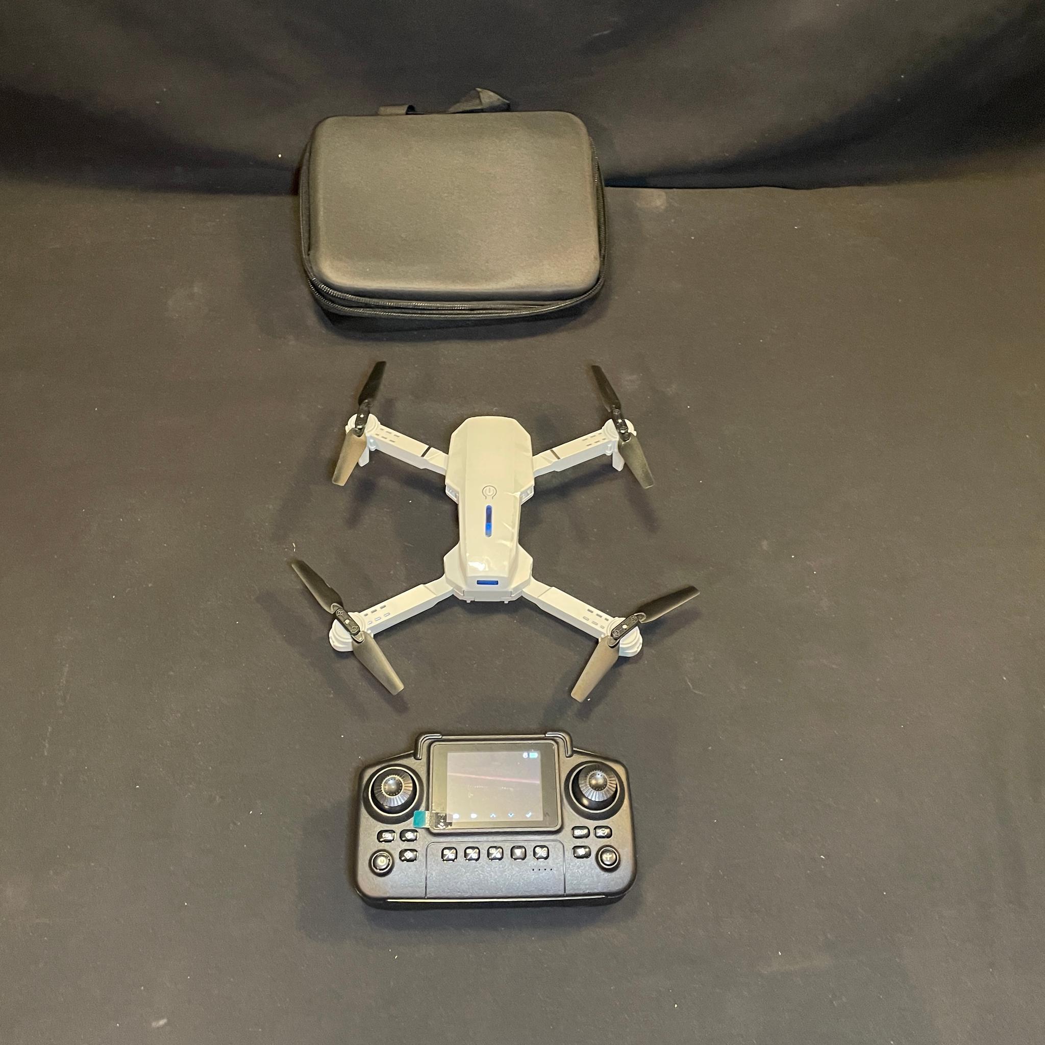 4k Dual Camera Drone With Built In Screen Controller And Accessories
