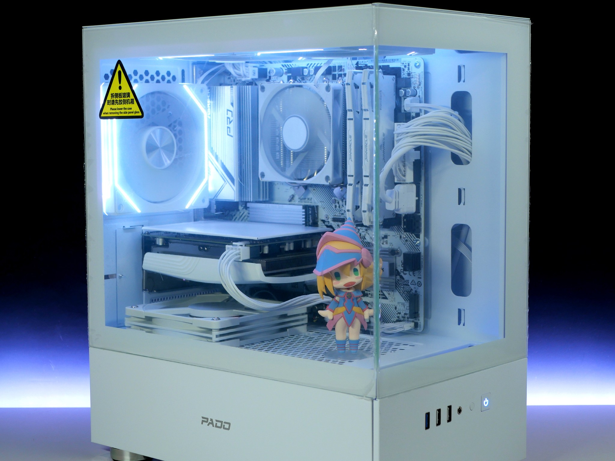 🧊|RTX 4060, Ryzen 5 3600 White gaming PC