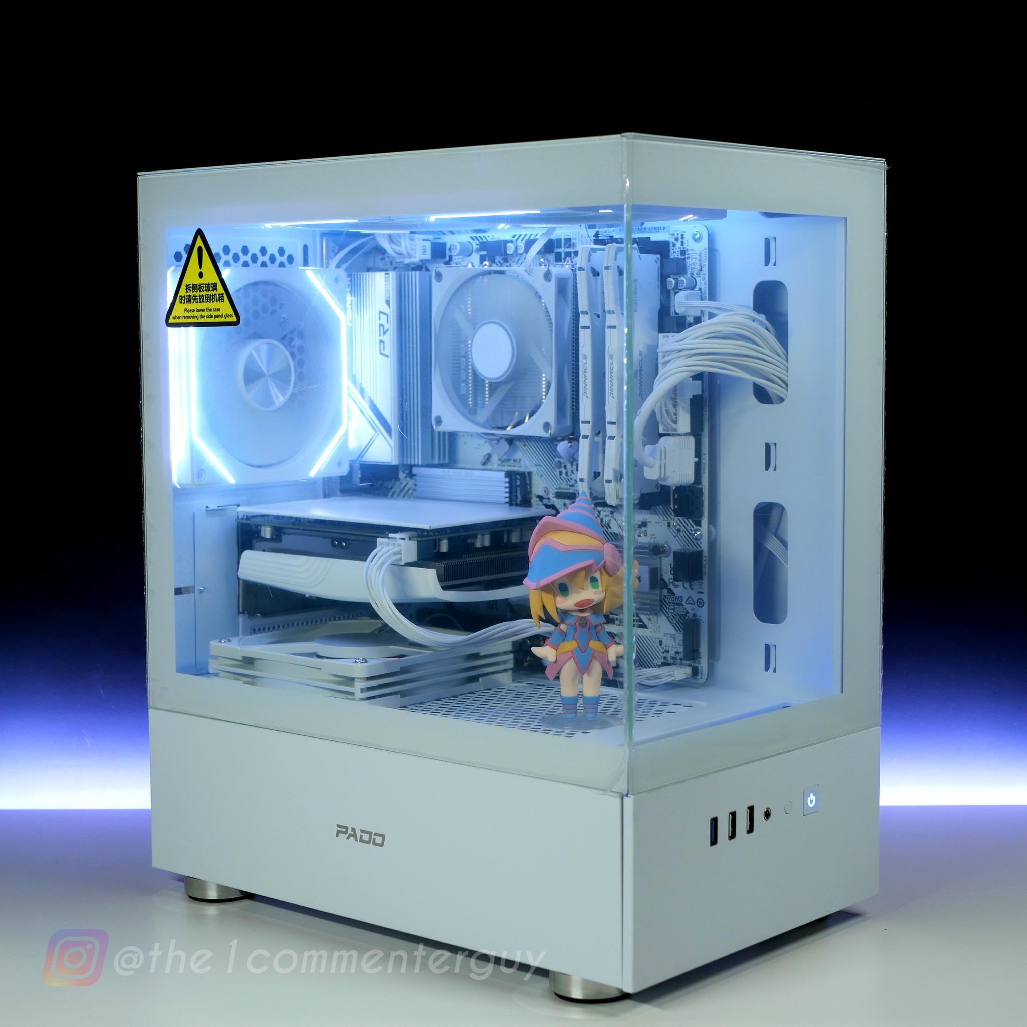 🧊|RTX 4060, Ryzen 5 3600 White gaming PC