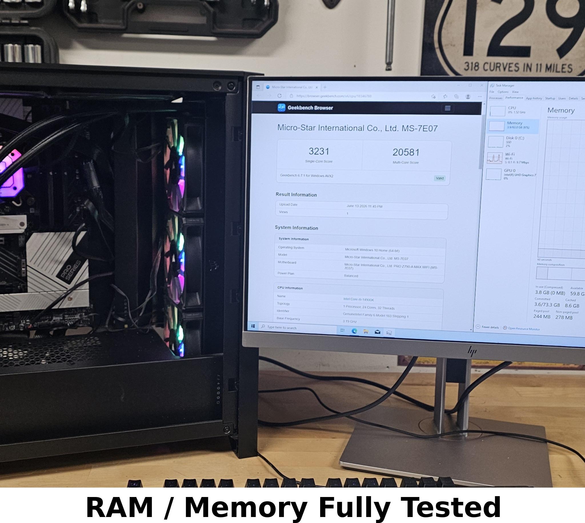64GB DDR5 (2x32GB) 6400MT/s Corsair Vengeance