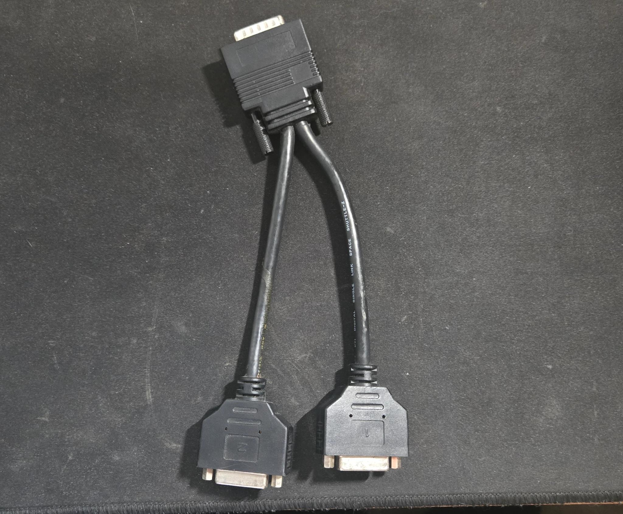 Dell/HP DMS-59 to DVI splitter