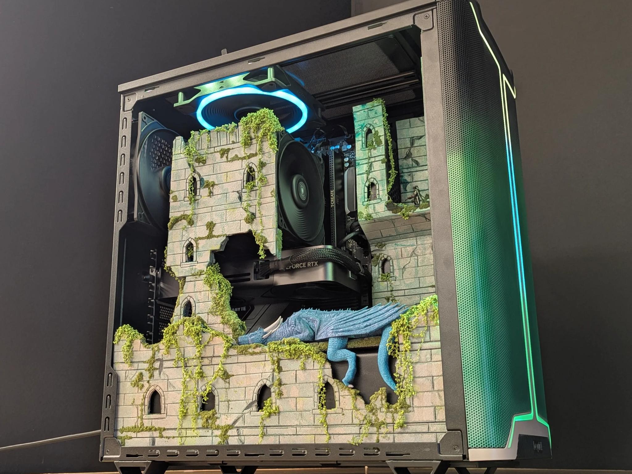 30 dB Load 🐉 Where Dragons Rest | RTX 5070 FE | Ryzen 7600X3D | Silent Build | 32GB DDR5 | 2TB NVMe