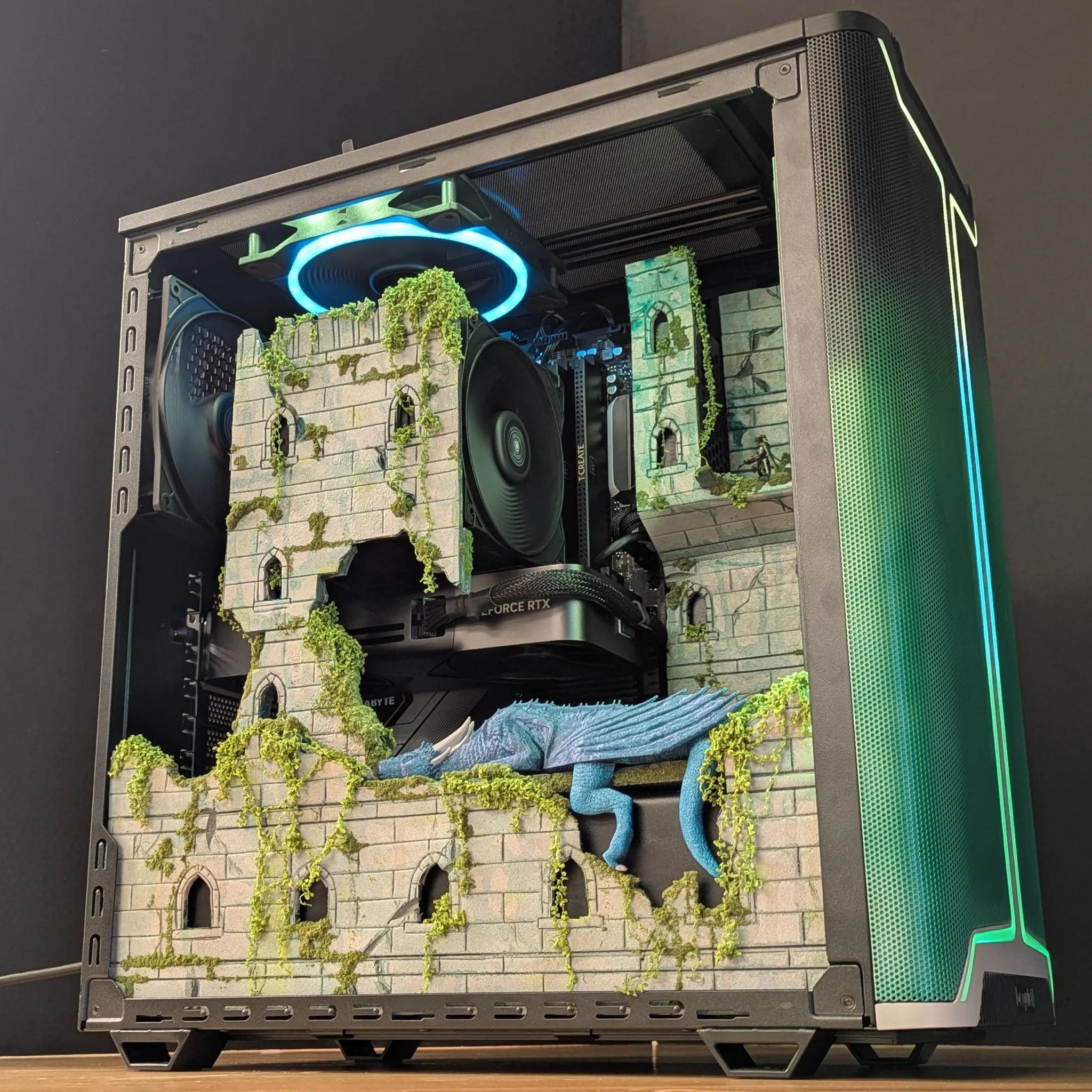 30 dB Load 🐉 Where Dragons Rest | RTX 5070 FE | Ryzen 7600X3D | Silent Build | 32GB DDR5 | 2TB NVMe