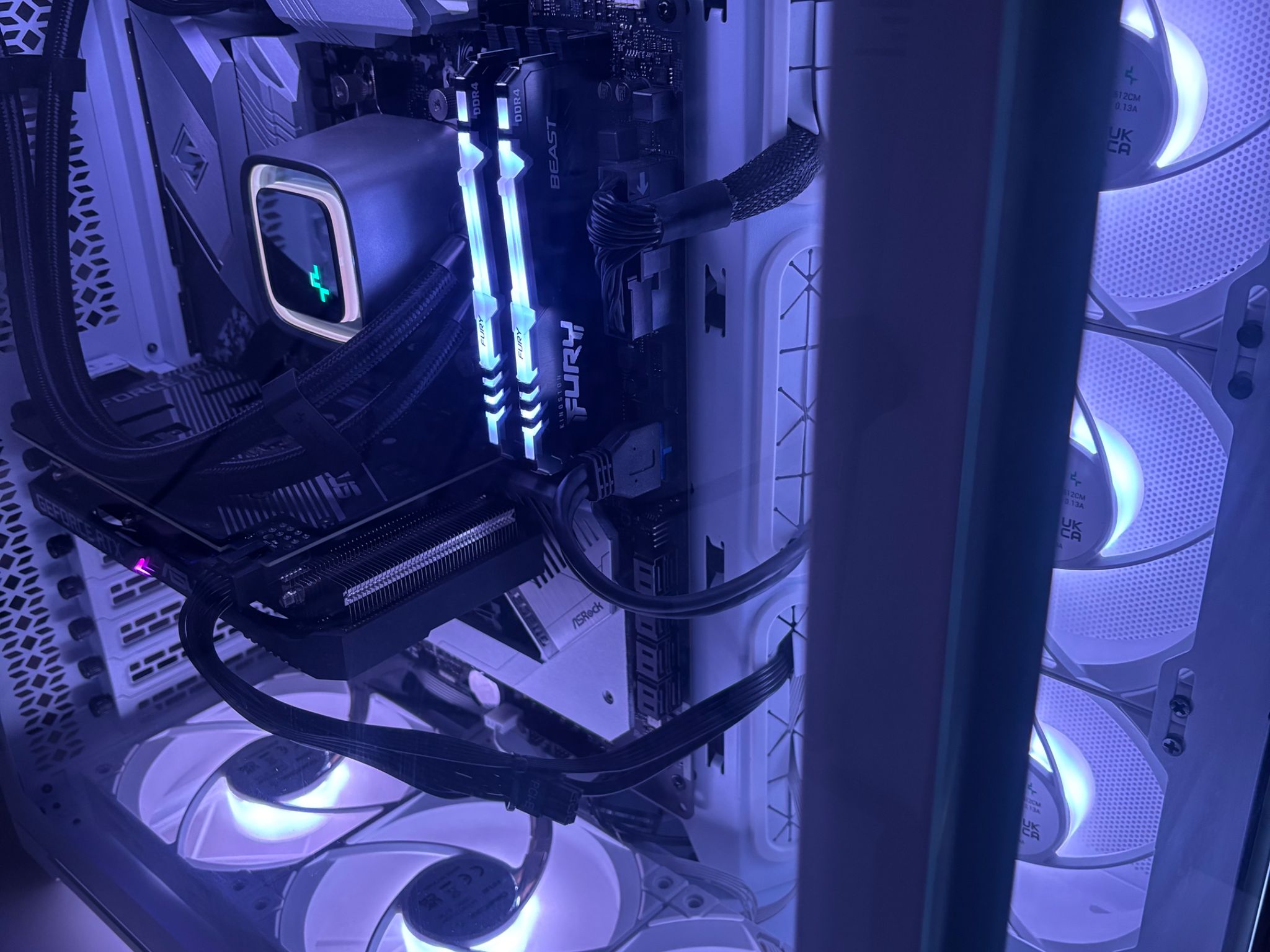 🤍WHITE BUILD🤍 Ryzen 5 5600 , 3060 , 1TB SSD , 16 gb ddr4 ram , AIO cooler , Win 10 pro+Wifi 🤍