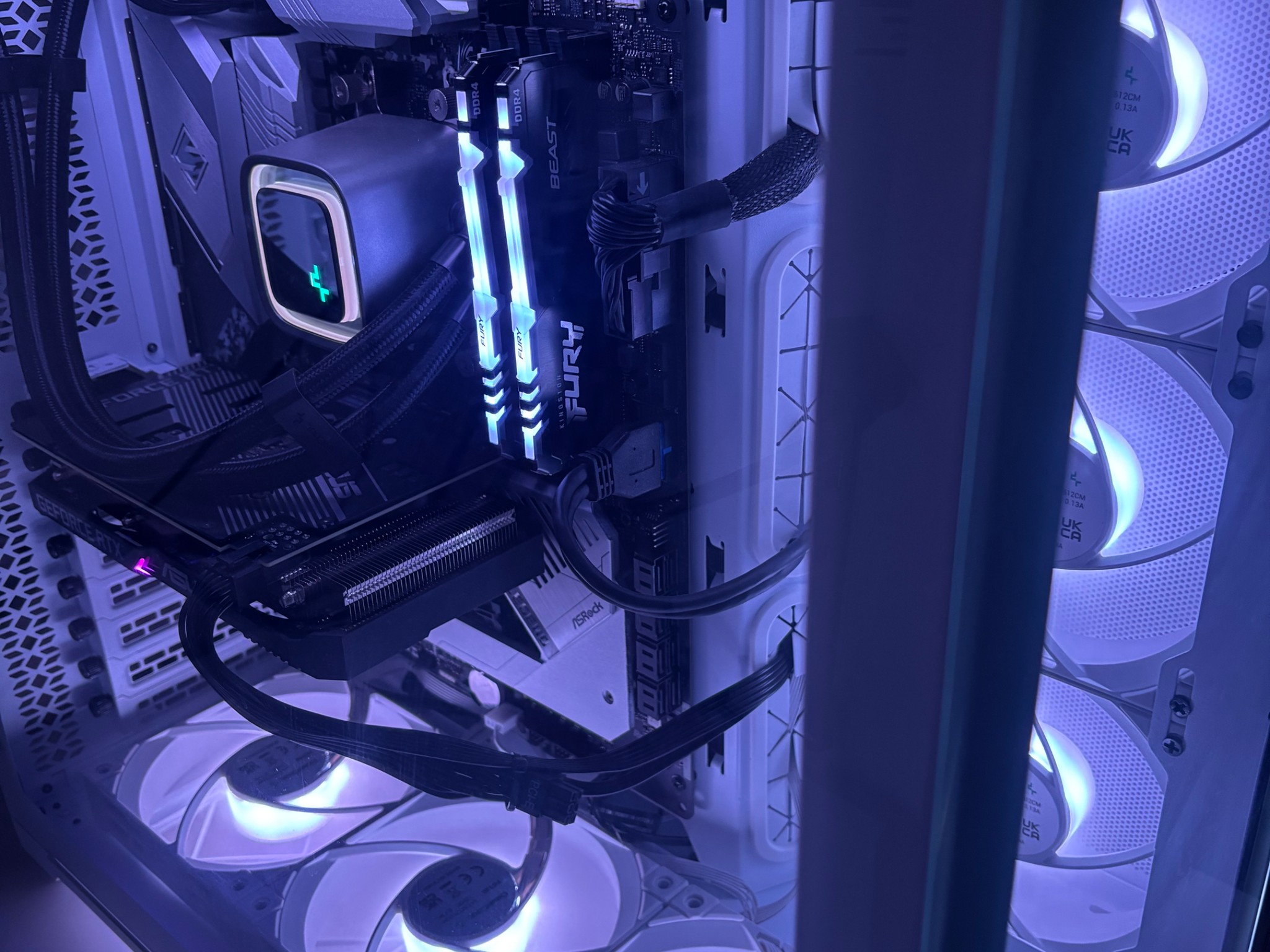 🤍WHITE BUILD🤍 Ryzen 5 5600 , 3060 , 1TB SSD , 16 gb ddr4 ram , AIO cooler , Win 10 pro+Wifi 🤍