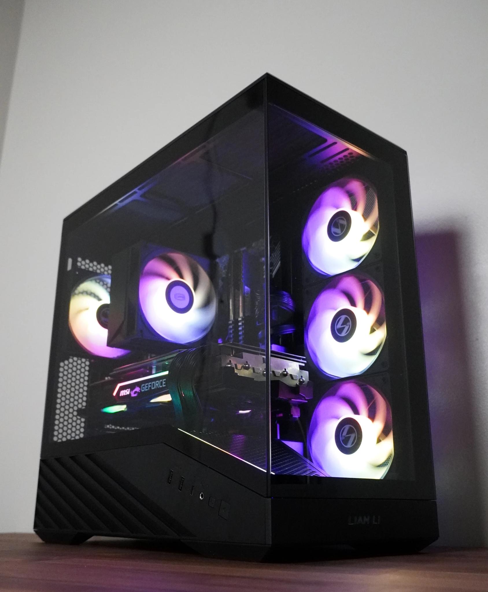 Black Gaming Pc | Ryzen 5 5500 | RTX 2080 Super | DDR4 16GB | 1TB NVMe | Win 11 Pro