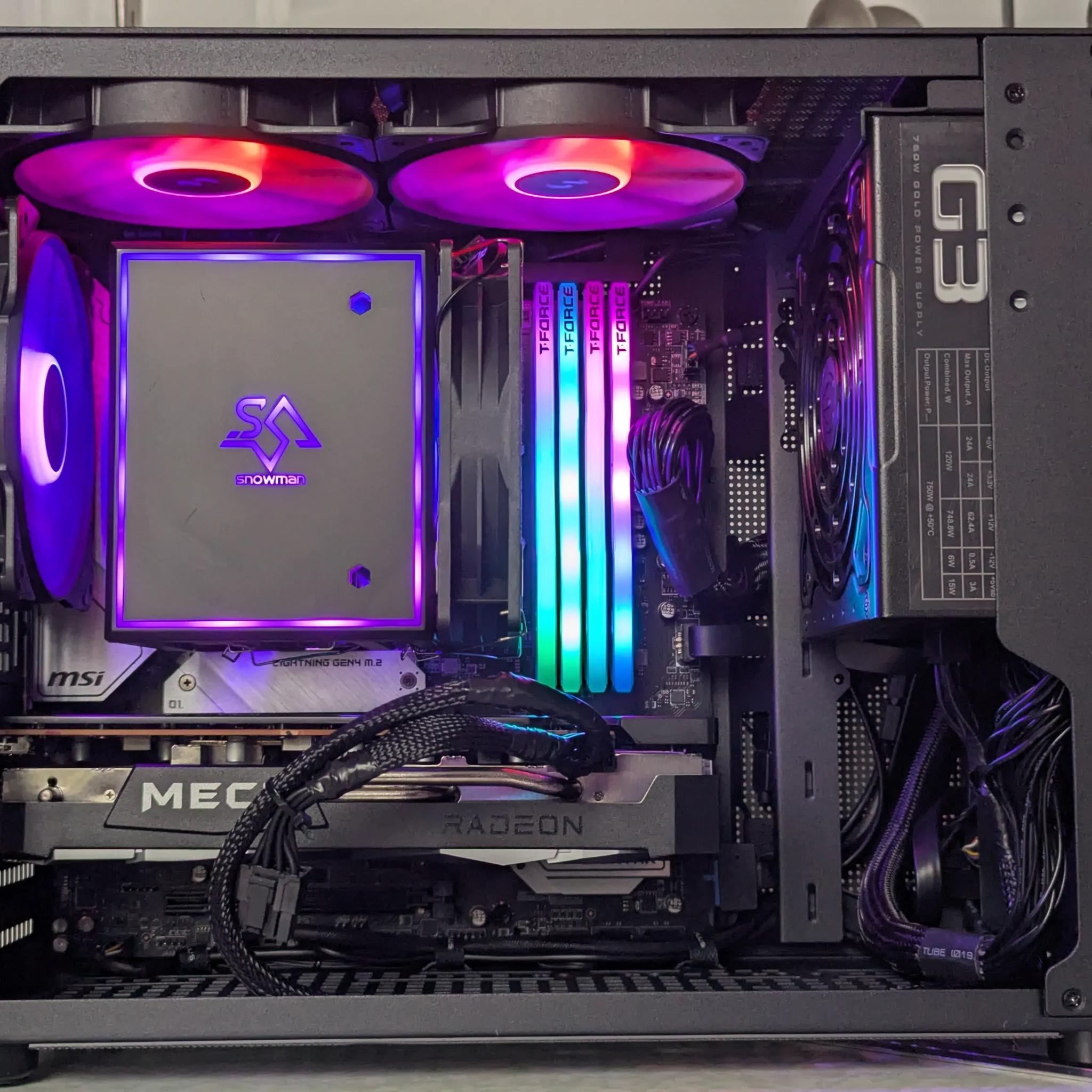 Ryzen 7 5800X | 32GB RAM | 1TB NVMe  SSD| RX 6650XT 8GB GPU | WiFi+BT |  Streaming/Gaming PC