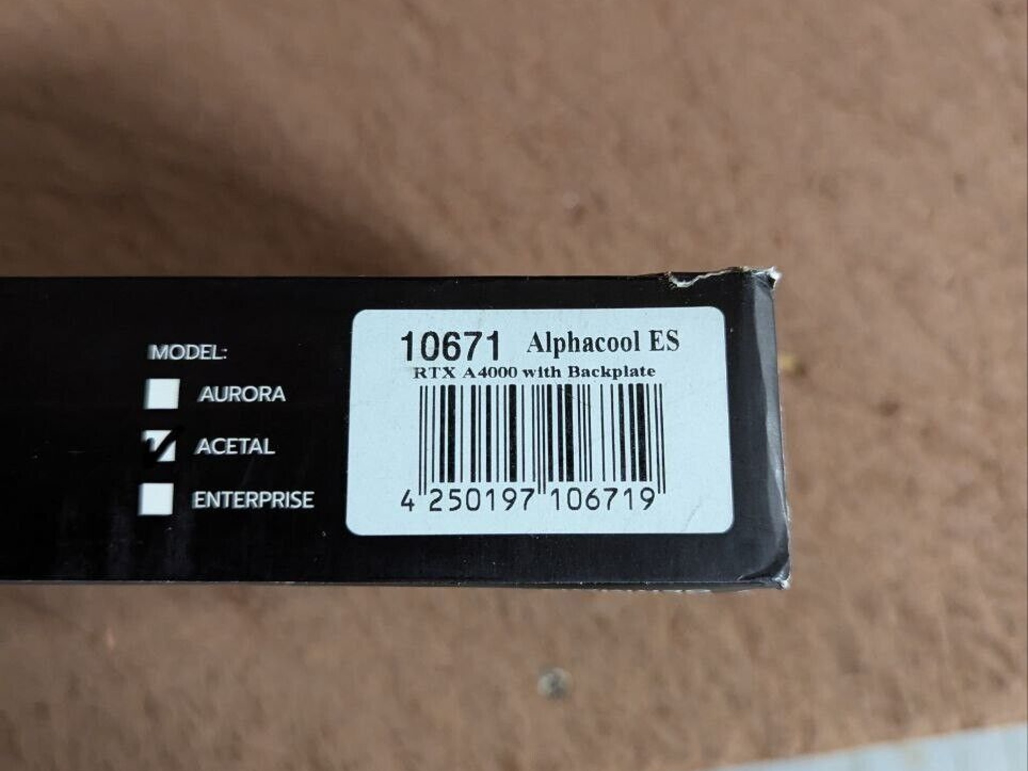Alphacool ES RTX A4000 with Backplate (10671)