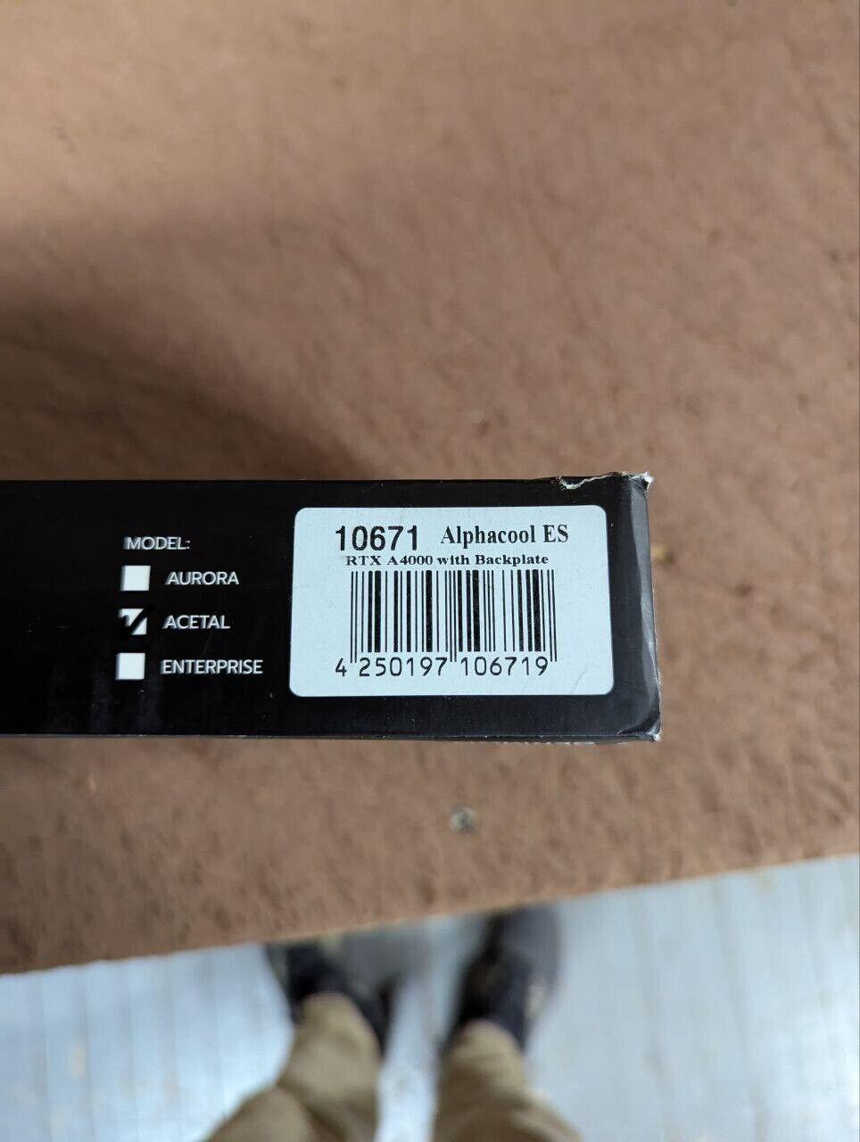 Alphacool ES RTX A4000 with Backplate (10671)