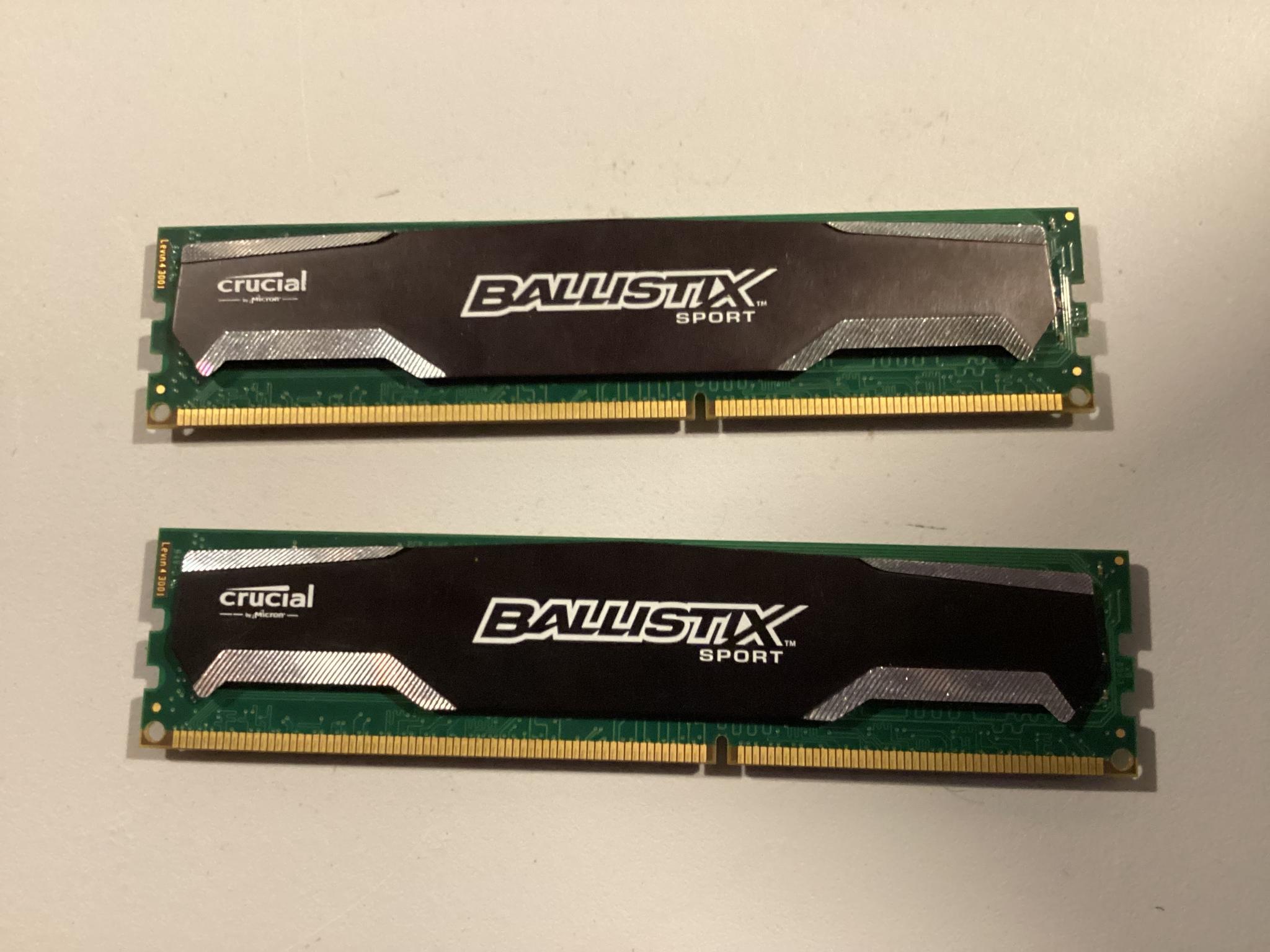 Ballistix Sport 2x4GB DDR3