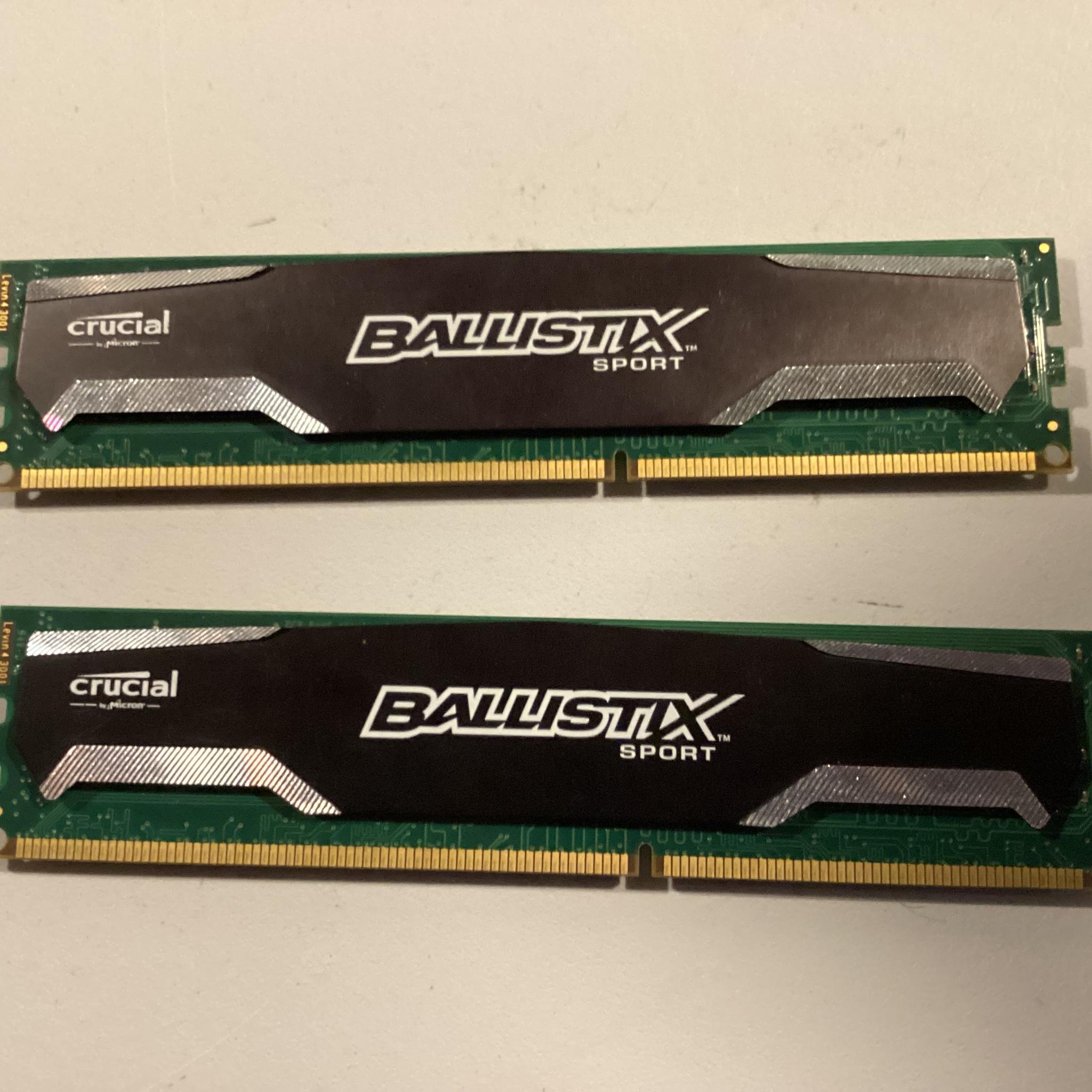 Ballistix Sport 2x4GB DDR3