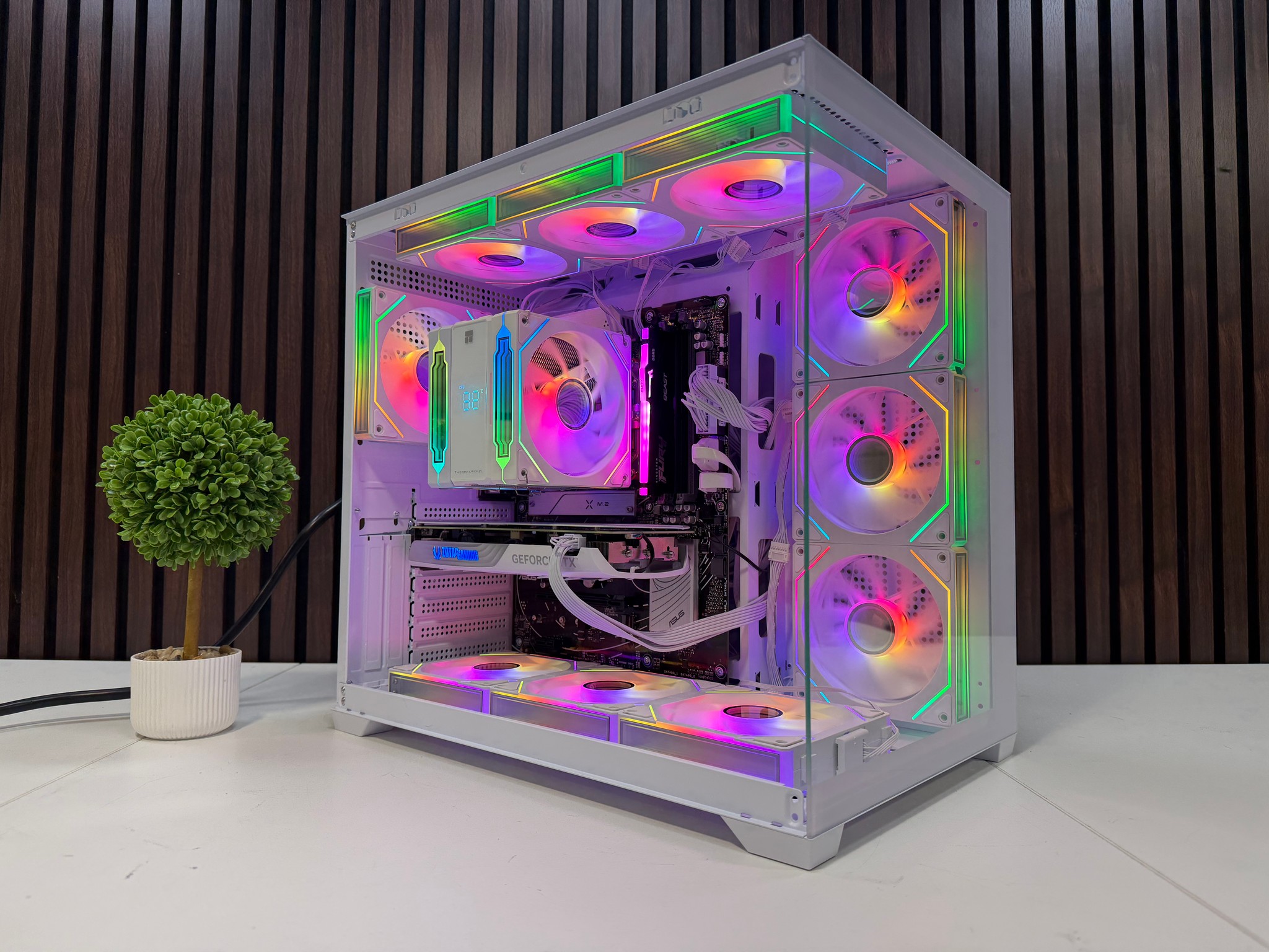RTX 4070 Super | Ryzen 9600X | 16GB DDR5 | 1TB M.2 | 850 Watt Gold PSU | LCD AIO