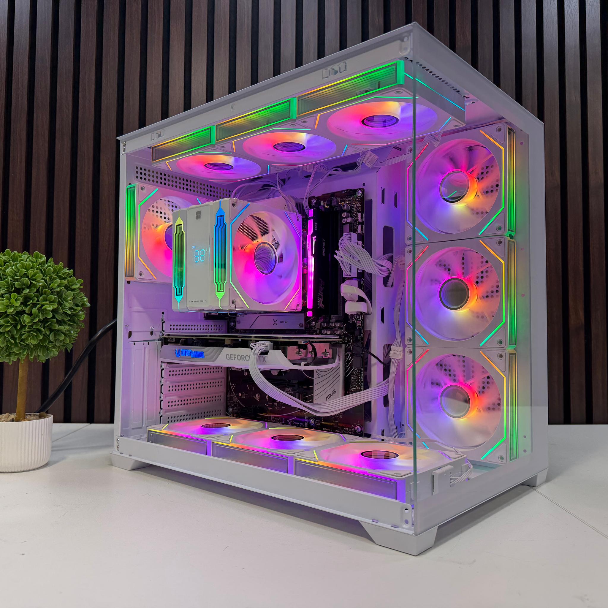 RTX 4070 Super | Ryzen 9600X | 16GB DDR5 | 1TB M.2 | 850 Watt Gold PSU | LCD AIO