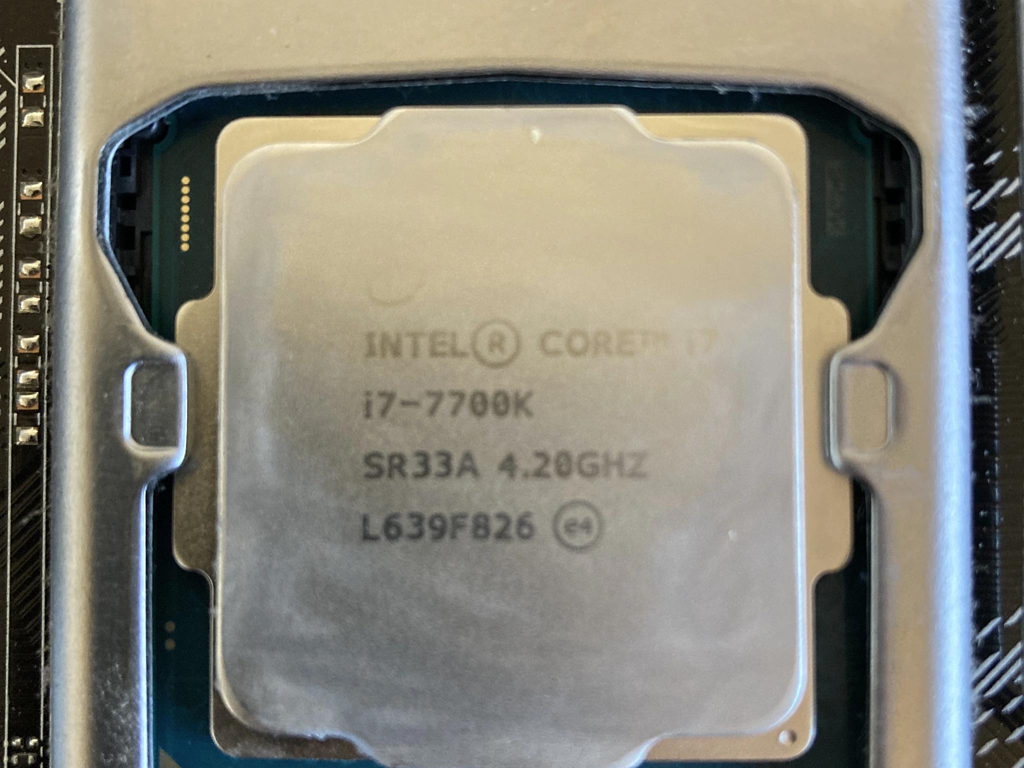 Intel i7 7700k + Asus Z170-A + 16GB RAM + 500GB M.2