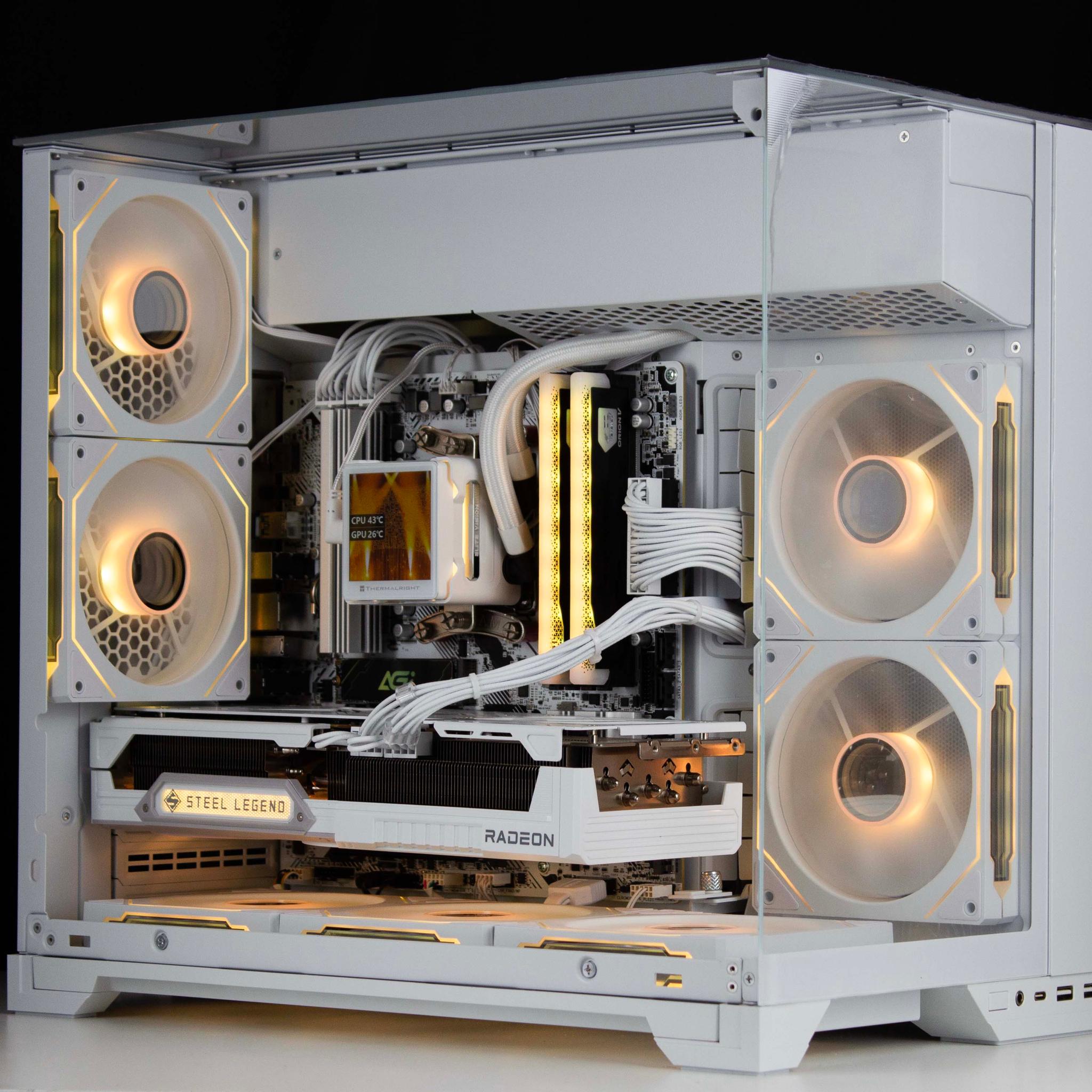 🧊⚡🗡️Blizzard V2 - 4K Gaming PC | RX 9070 XT 16GB, Ryzen 7 9800X3D, 32GB RAM, 2TB SSD | LCD 🗡️⚡🧊