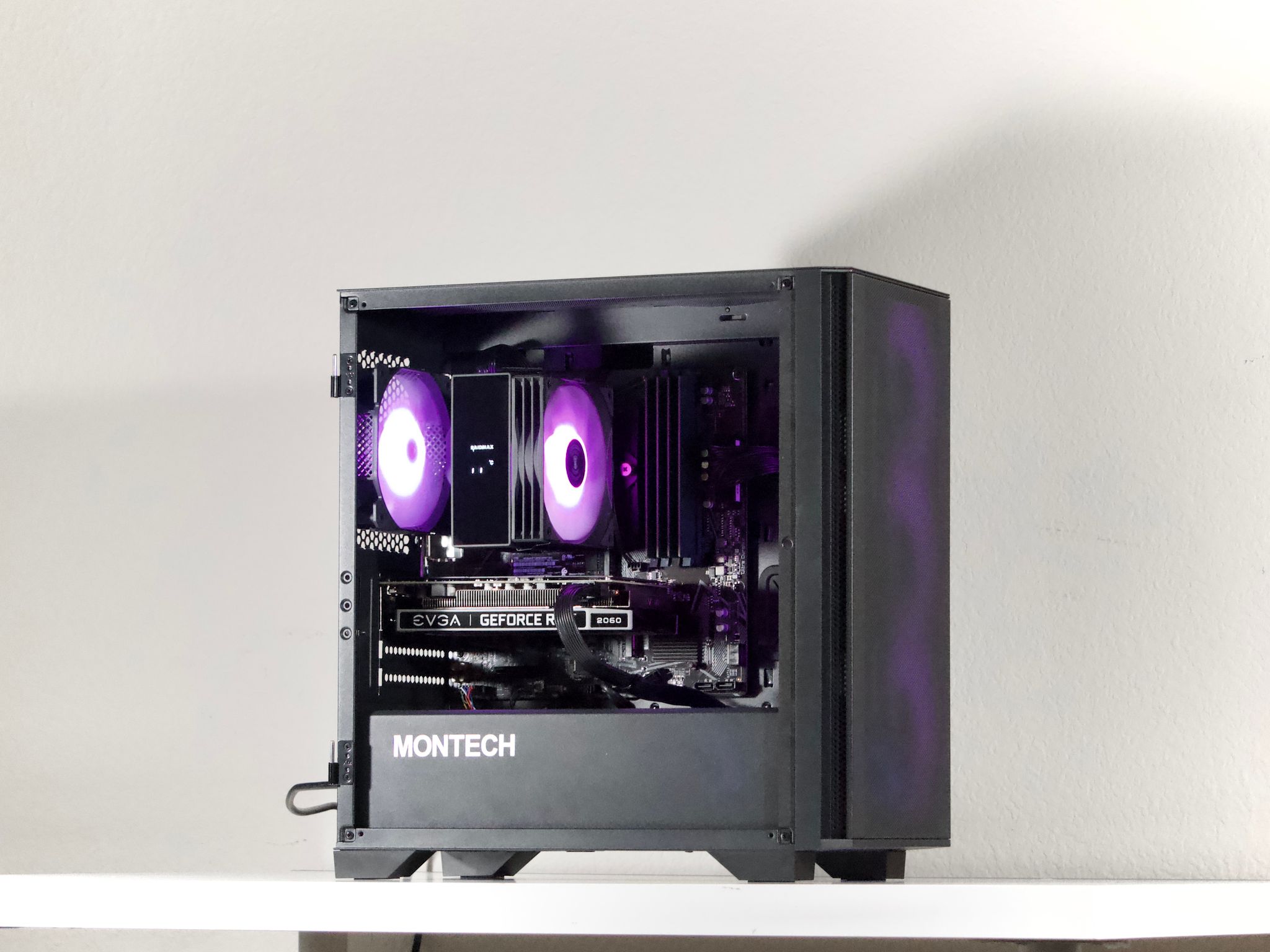 🟣 Ryzen 5 5500 + RTX 2060 | 16GB DDR4 | 1TB NVMe | 650W | Mostly NEW Parts | WiFi/BT | FREE Ship!