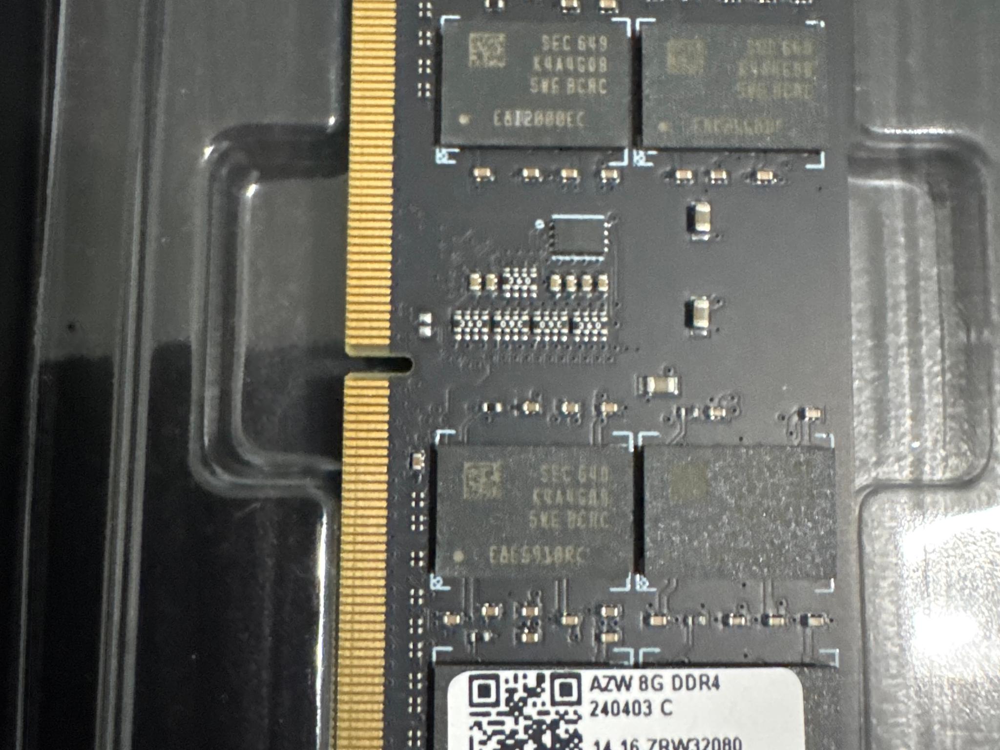 16gb DDR4 set of two 8GB mini PC or laptop memory