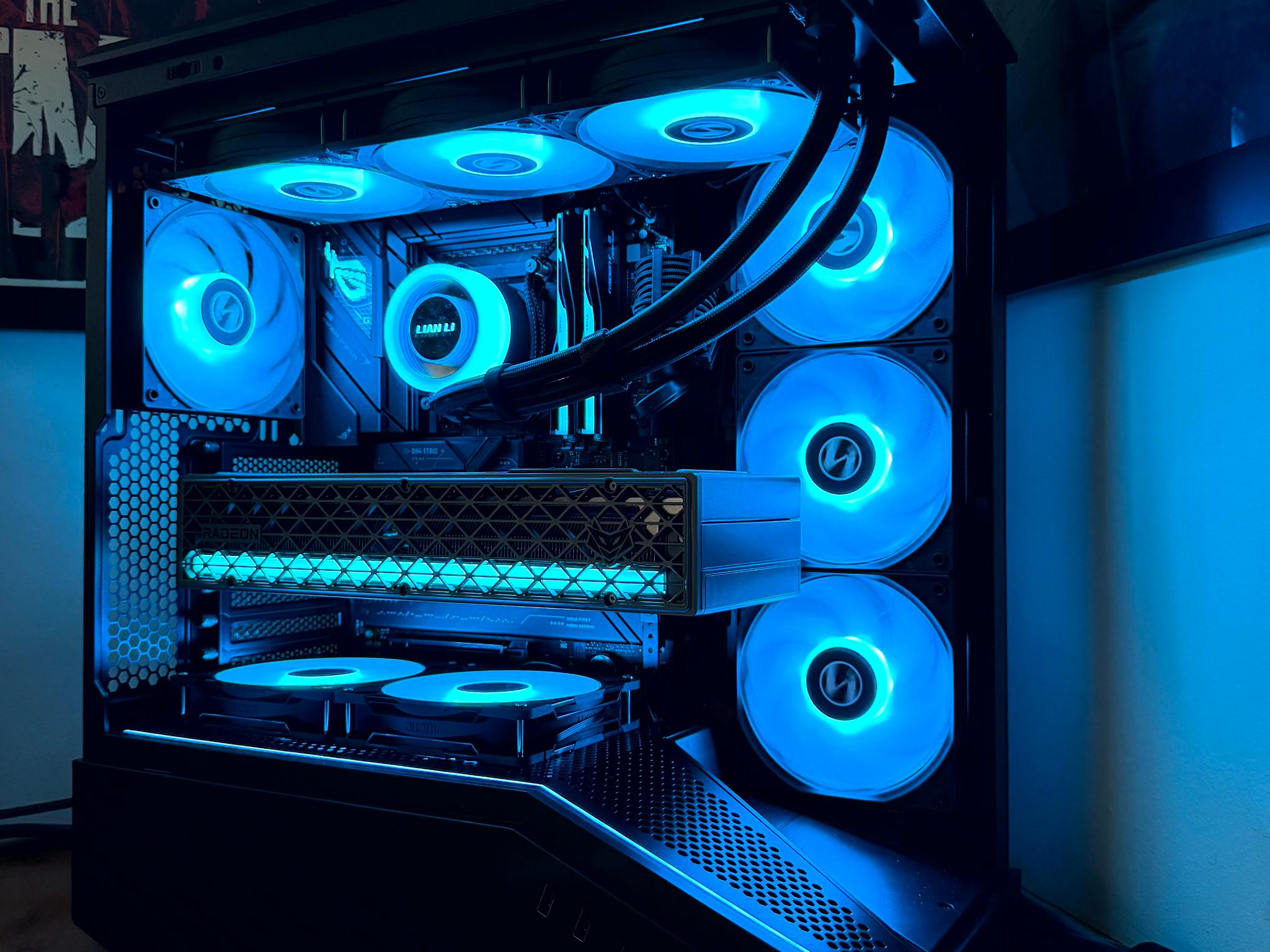 Dark Singularity - RX 9070 XT | Ryzen 7 9800x3d | 32G @6400 MT/sec | 2TB Gen 5 NVME | 1000W PSU
