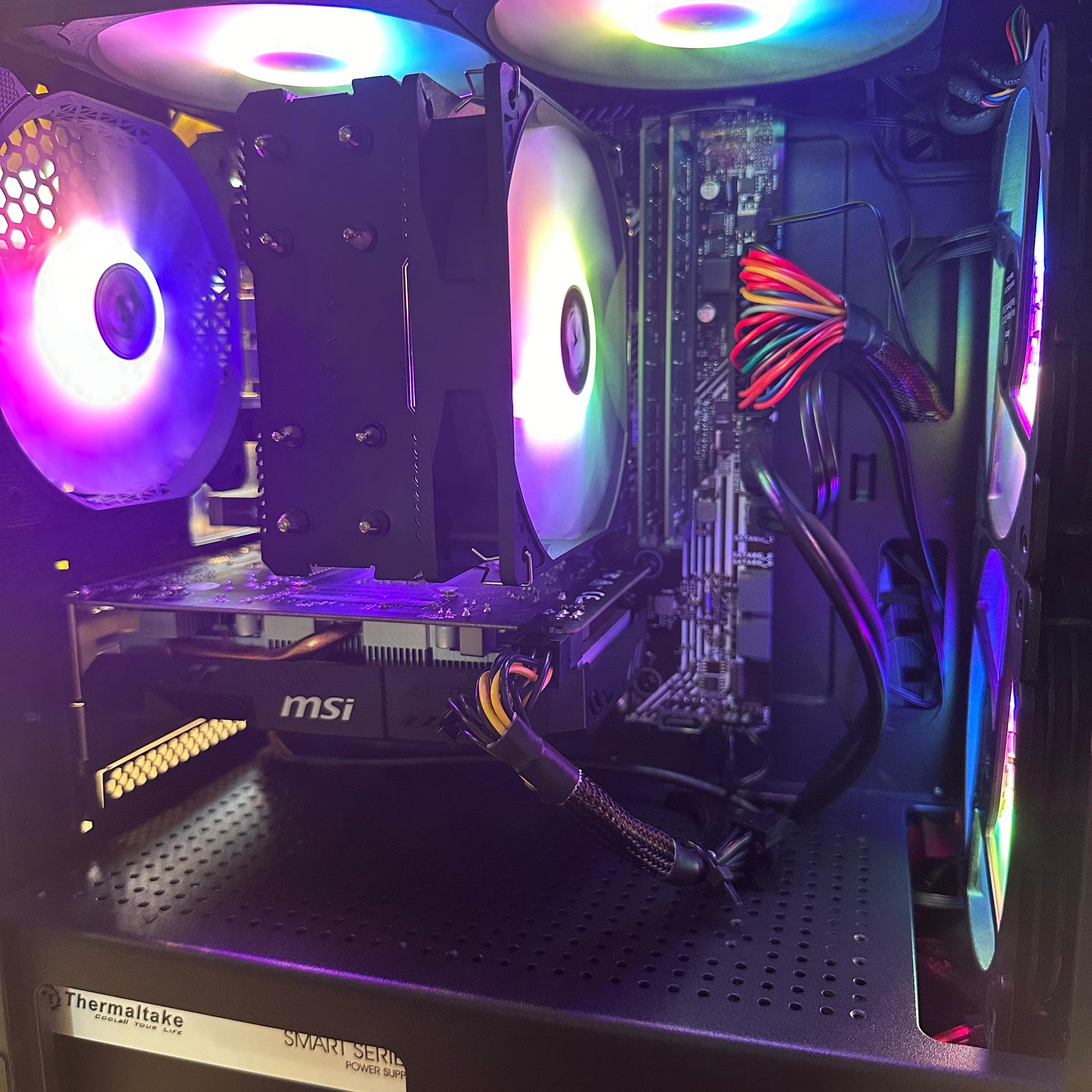 ASUS H510, CPU 10100f, MSI 1650 GPU,SSD, Case fans and RAM combo. PLEASE READ DESCRIPTION!!!