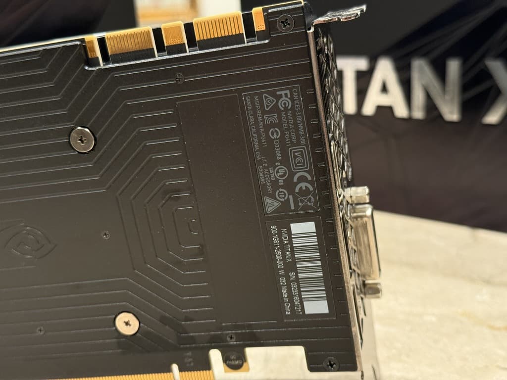 Nvidia Titan X Pascal 12GB GDDR5X - Like New, In Original Box, Lightly Used