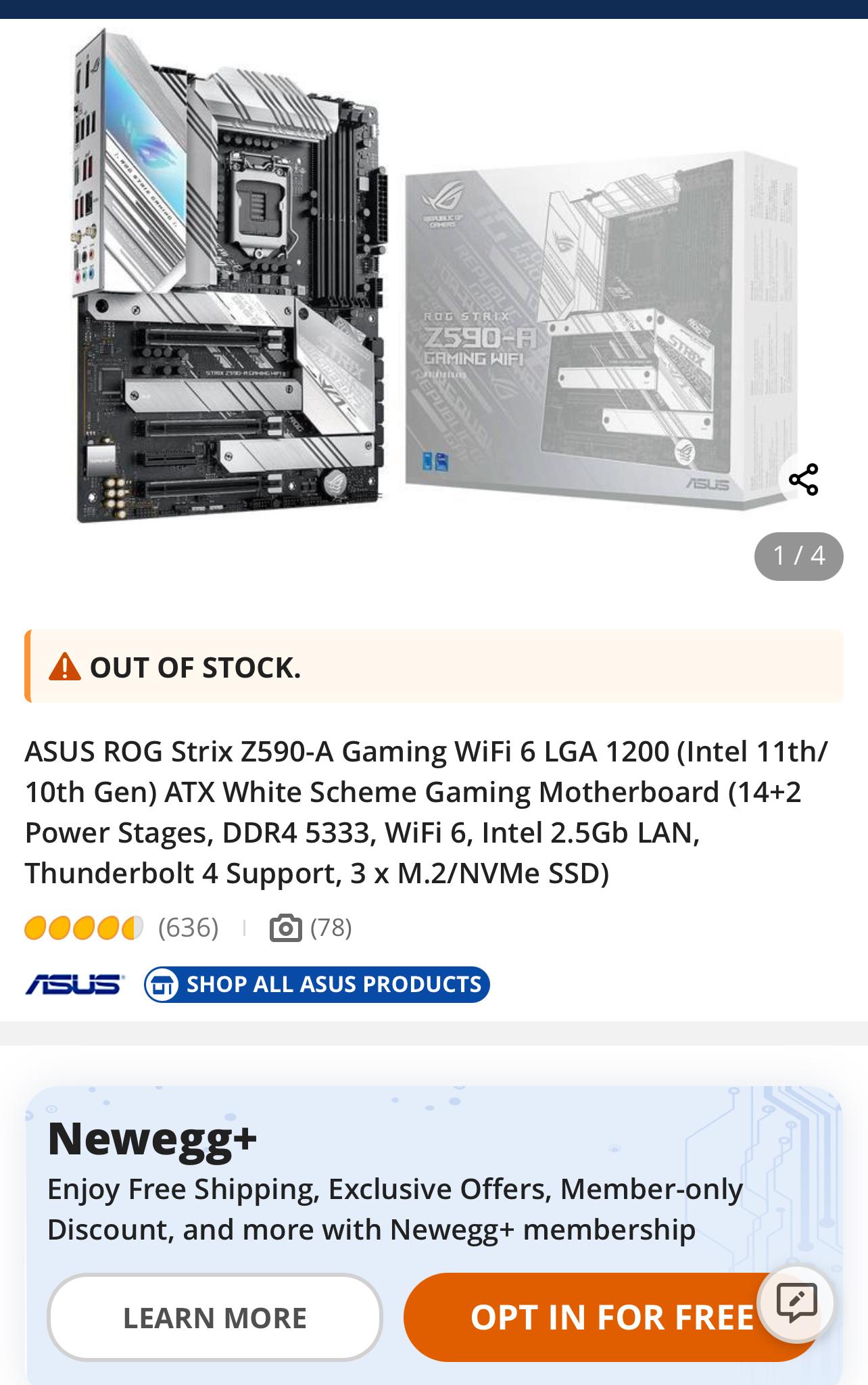 ASUS ROG Strix Z590-A Gaming WiFi 6 LGA 1200