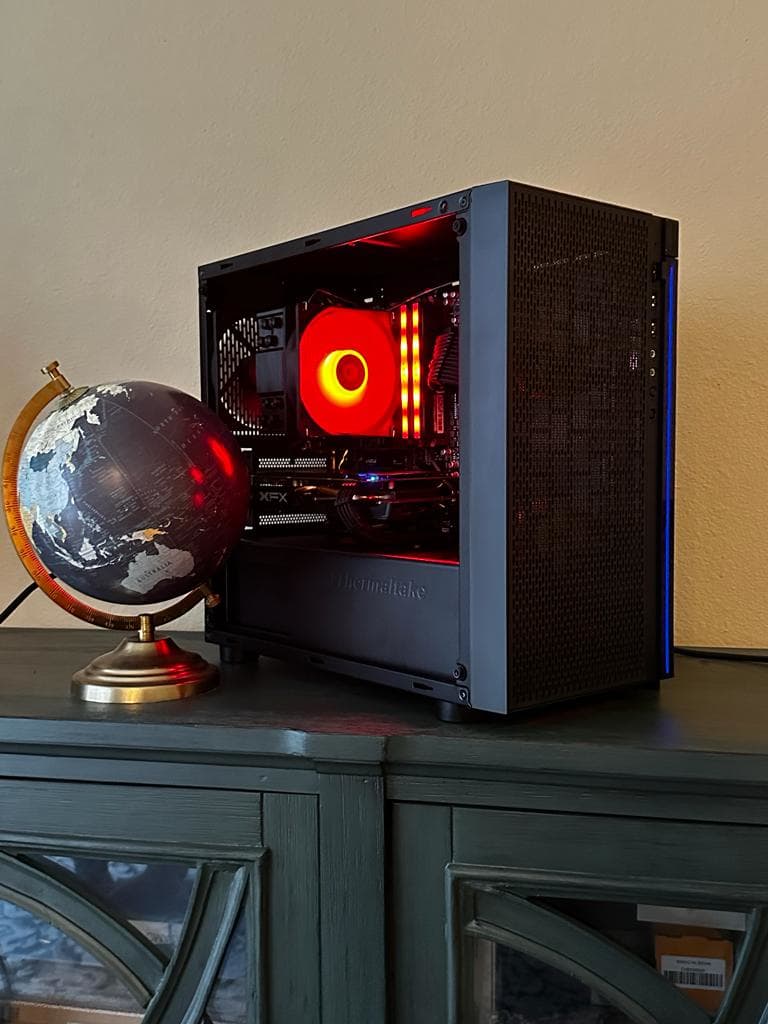 Ryzen 5/RX 570 8GB, 16GB RAM, 500GB SSD, 500W ARGB Minimalist Esports Gaming PC
