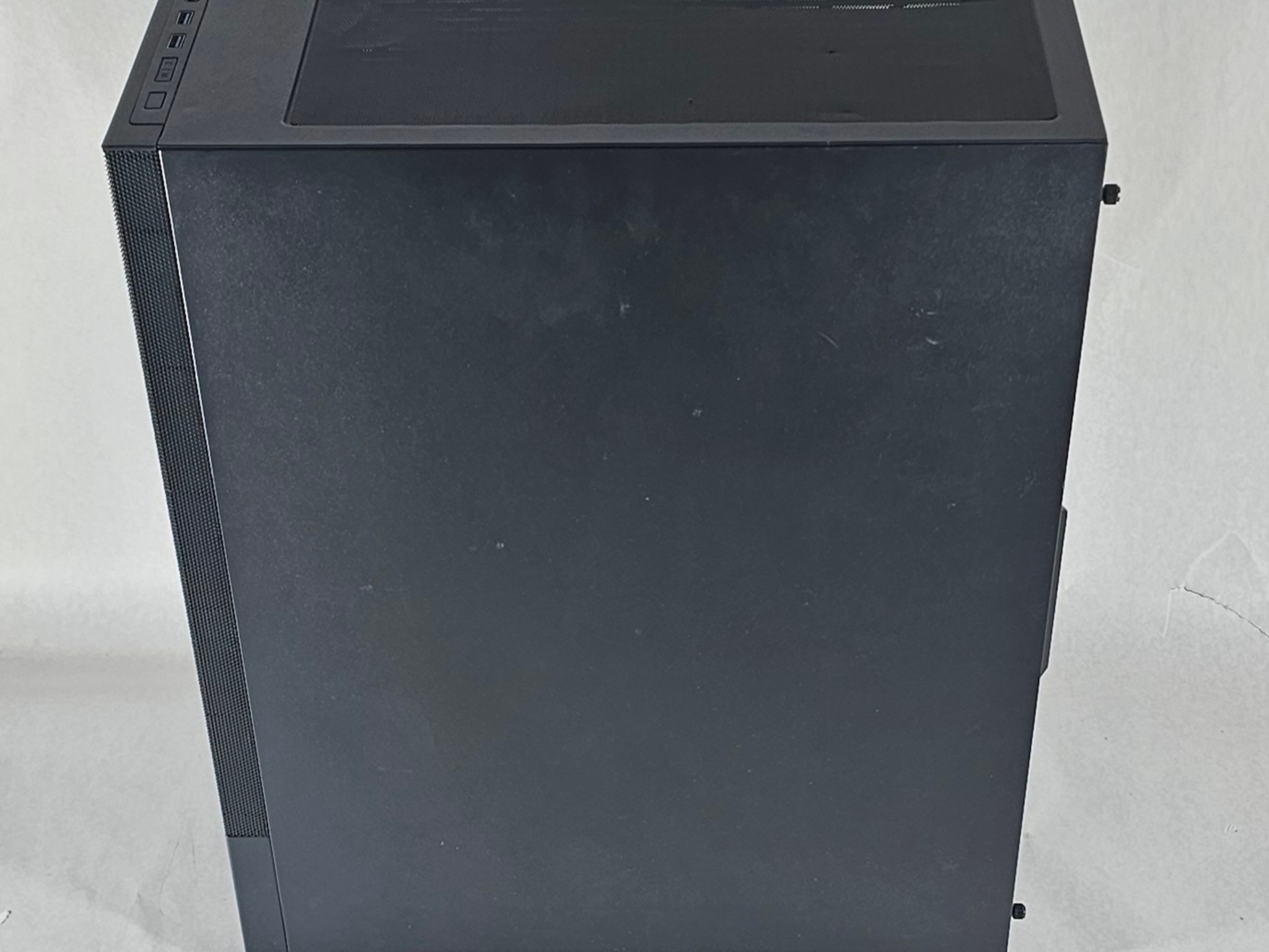 Black PowerSpec PC Case with Tempered Glass w/ 3 Fans