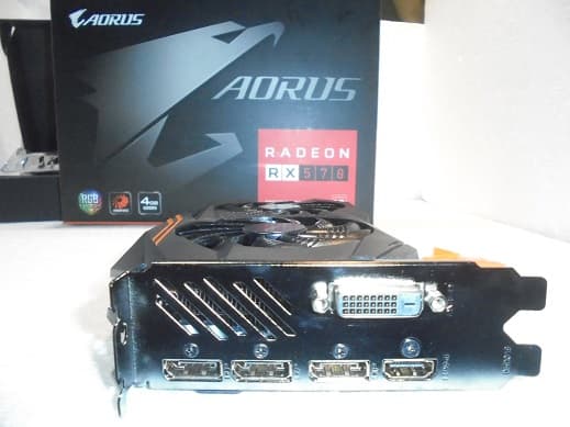 Gigabyte Aorus Radeon RX570 4G Very Clean Like New Open Box condition