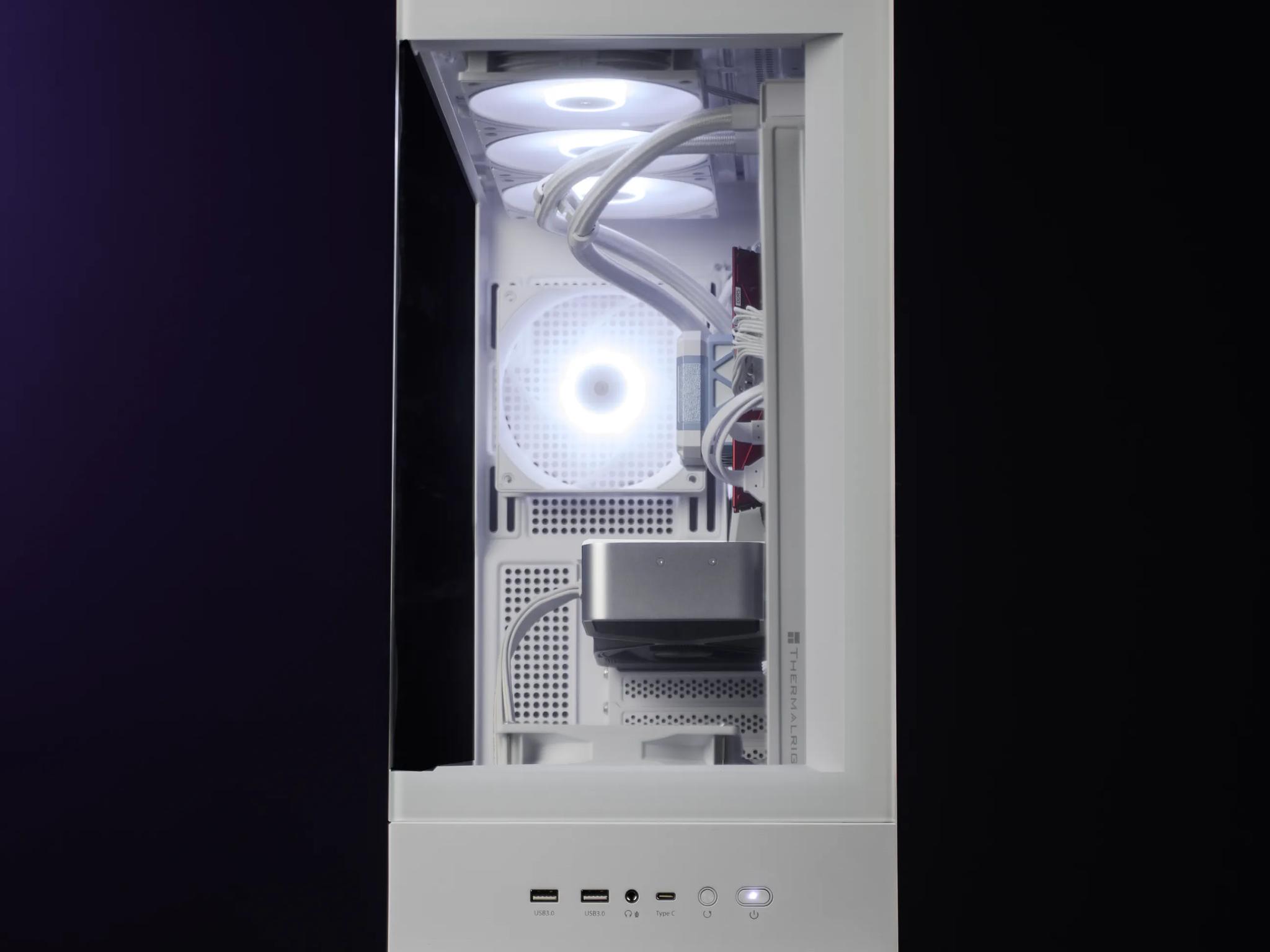 “ProForm 01” RTX 4070 FE i7 14700F 2TB 32GB Windows 11 Liquid Cooled Workstation Gaming PC