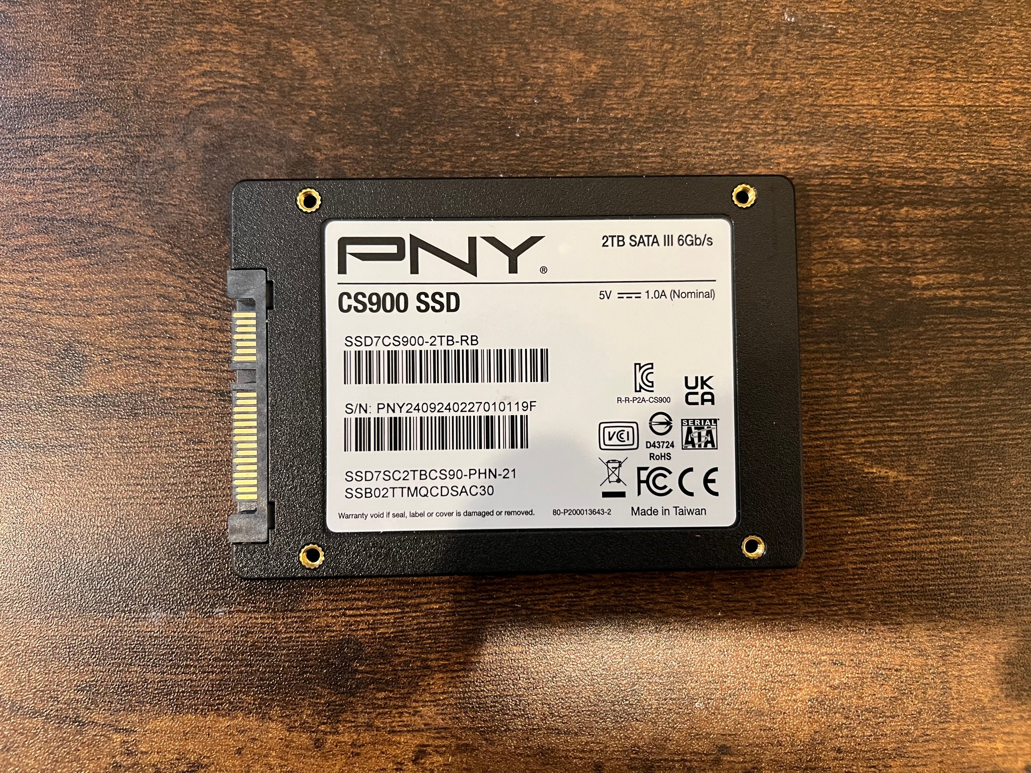 2TB PNY CS900 3D NAND 2.5" SATA III Internal SSD