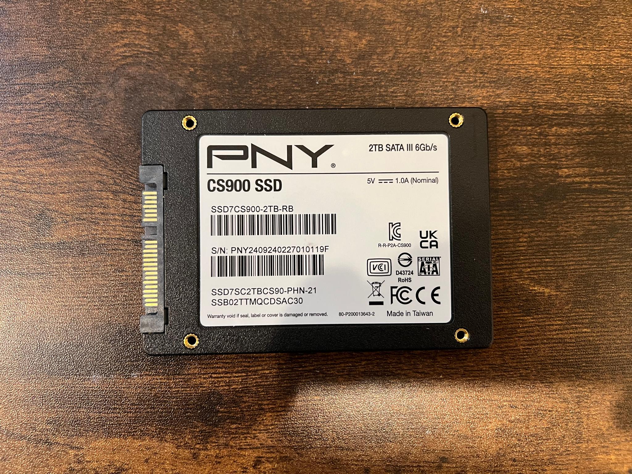 2TB PNY CS900 3D NAND 2.5" SATA III Internal SSD