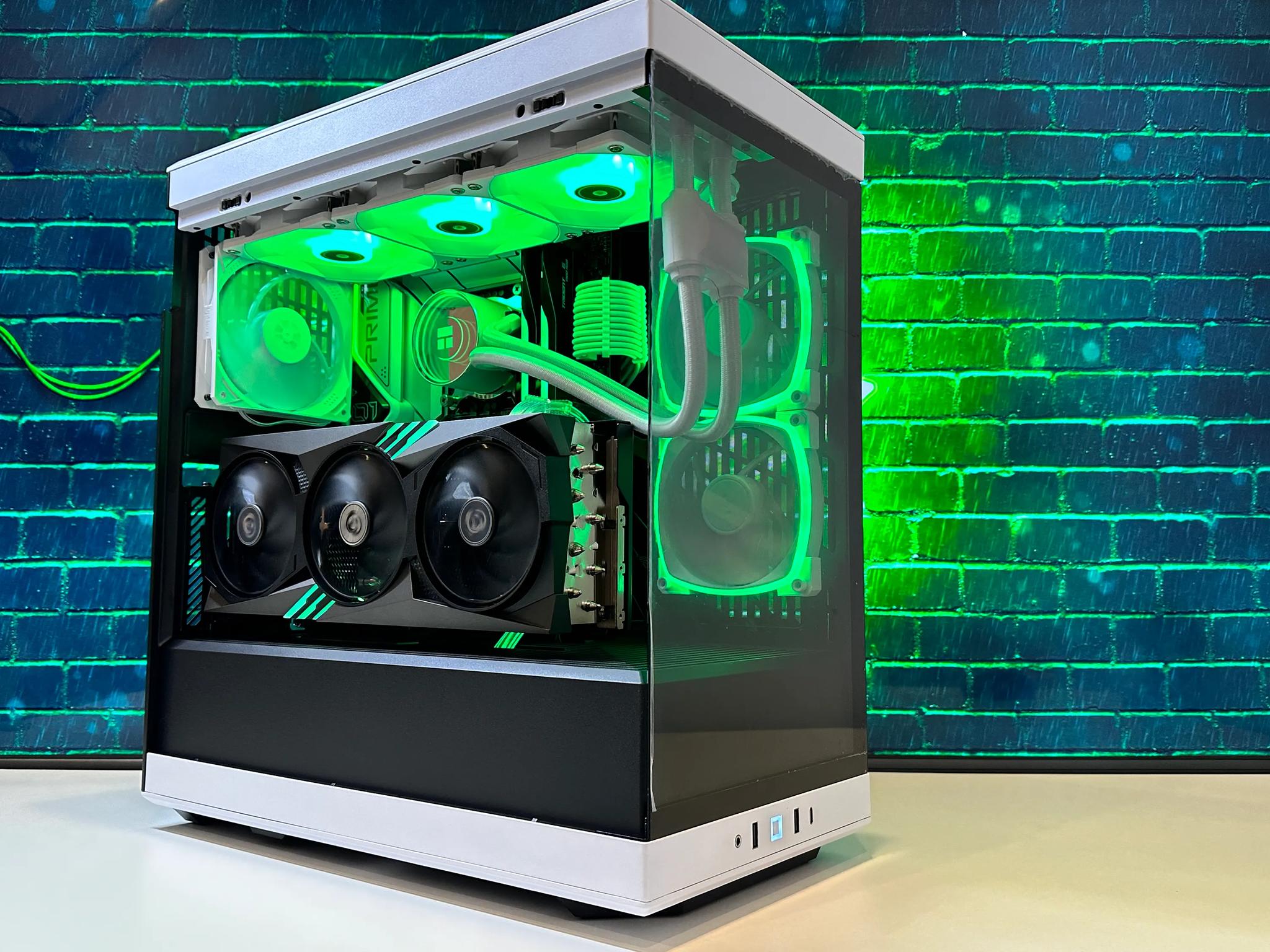 💚💚Green Team Gaming PC💚💚-Nvidia RTX 4090 24GB-Intel i9 12900K 16Core-64GB DDR5 RAM-2TB NVME