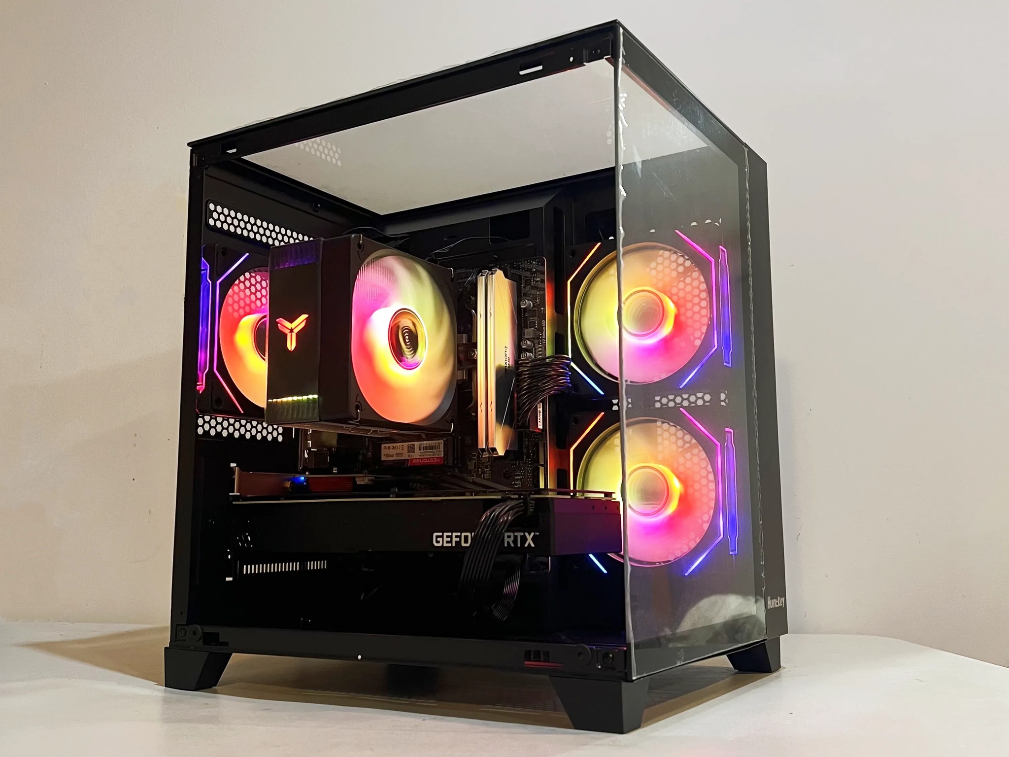 🔥For Sale🔥 RTX 3060Ti 8G|R5-5600|1TB M.2|16GB RAM|ARGB Fans|WIFI||DepxTech Pre-Built PC