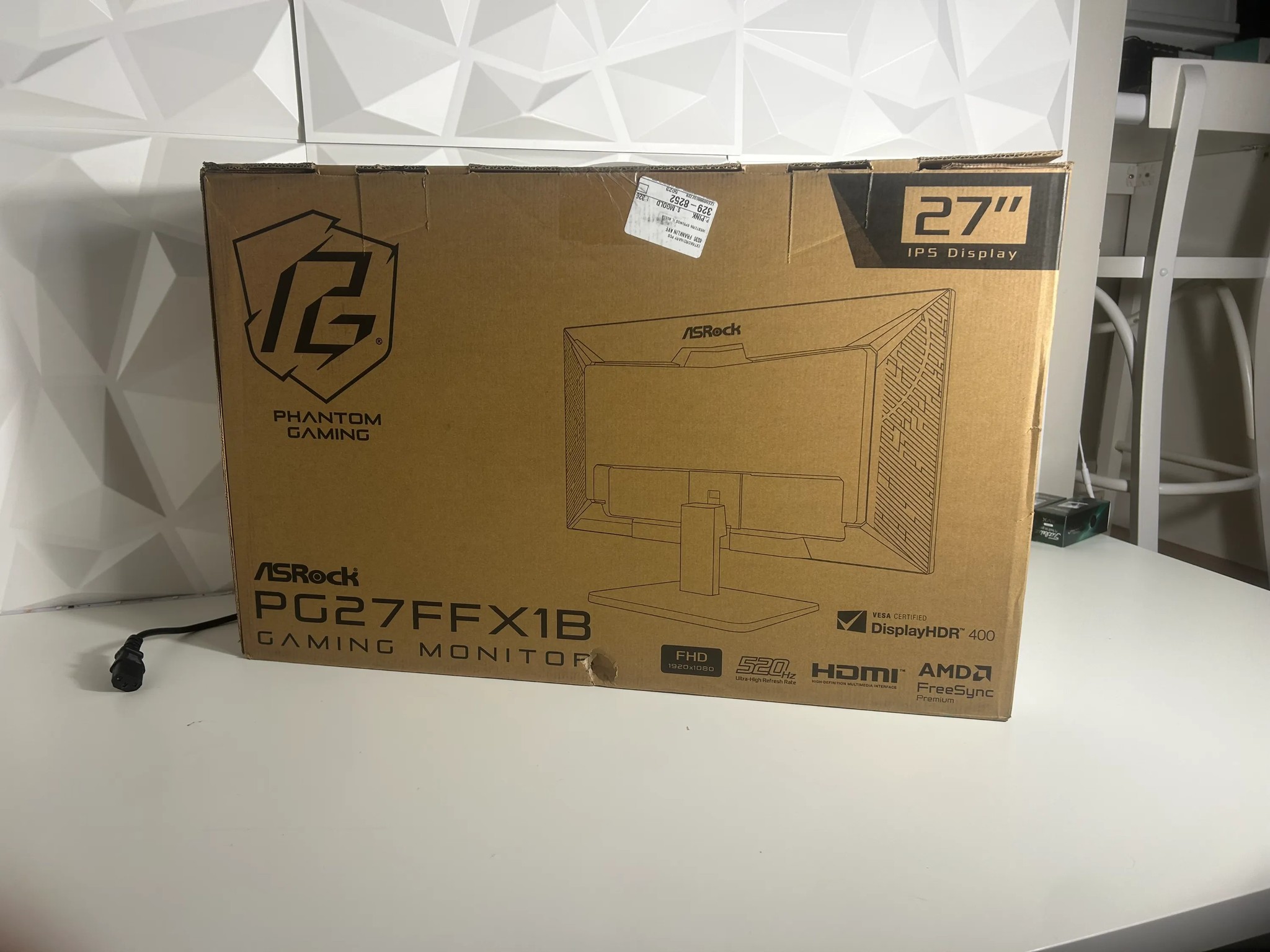 ASROCK Gaming Monitor - 520Hz, 1080P