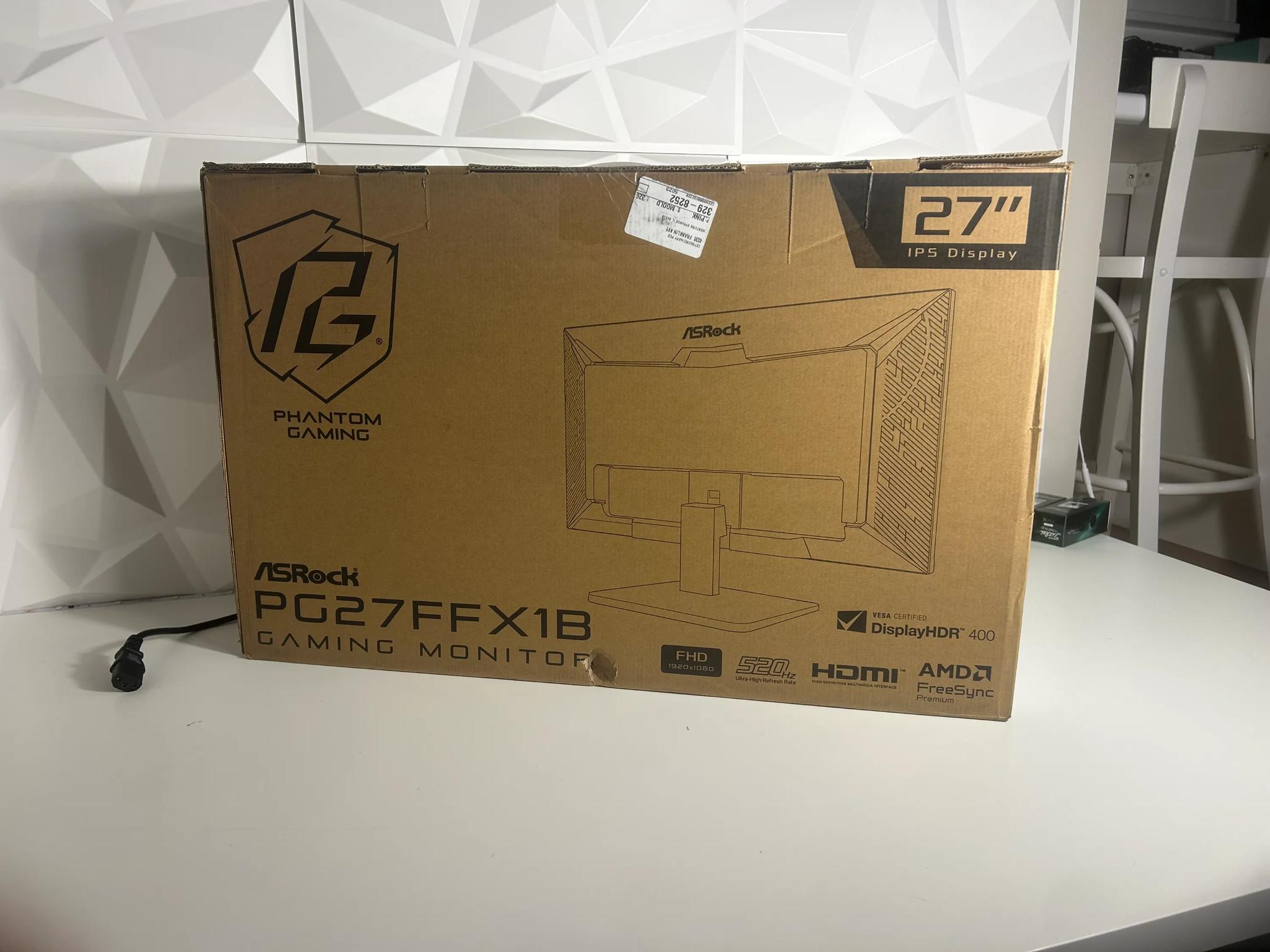 ASROCK Gaming Monitor - 520Hz, 1080P