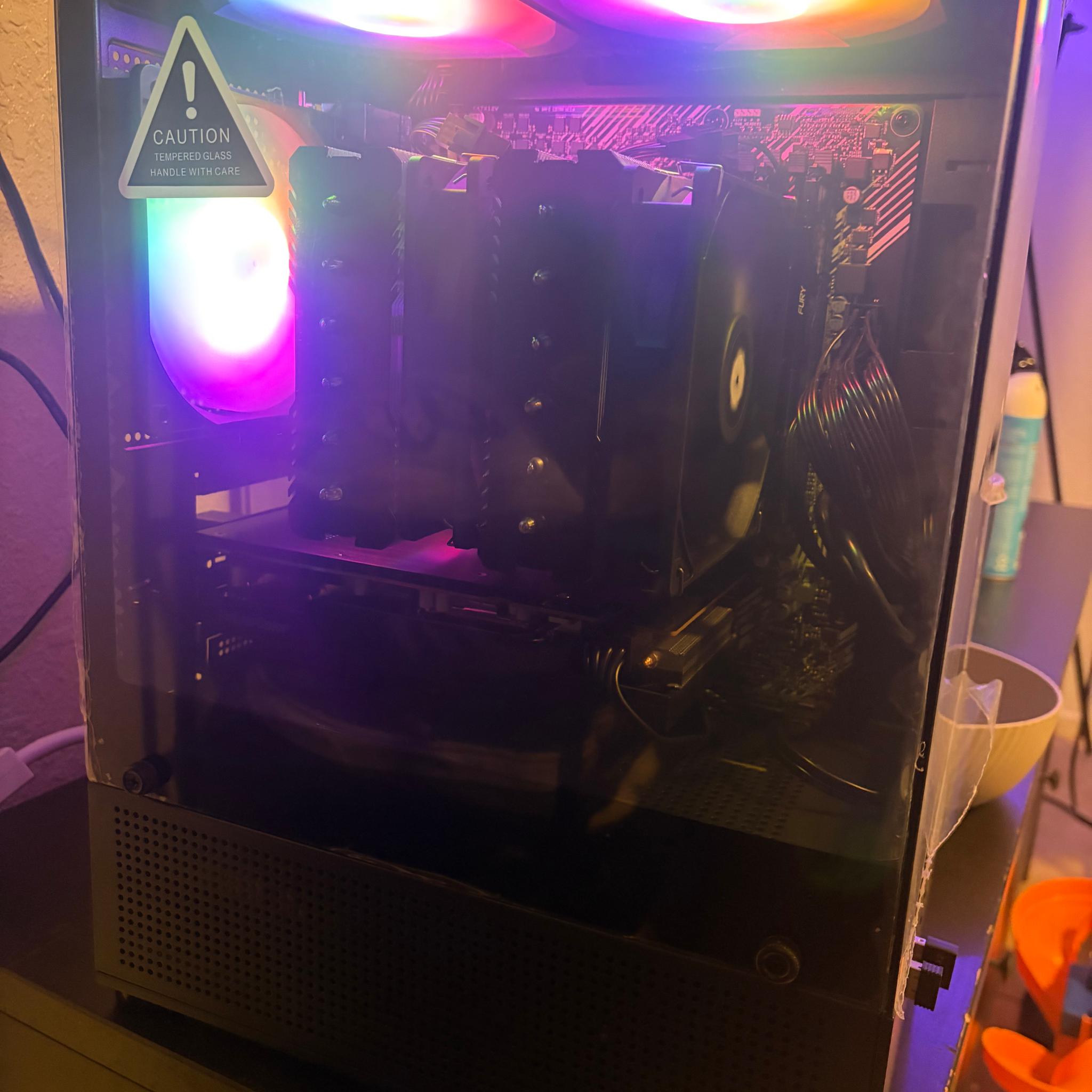 Radeon RX 7600 8GB Custom Gaming PC - Ryzen 5 5500, 16GB RAM DDR4