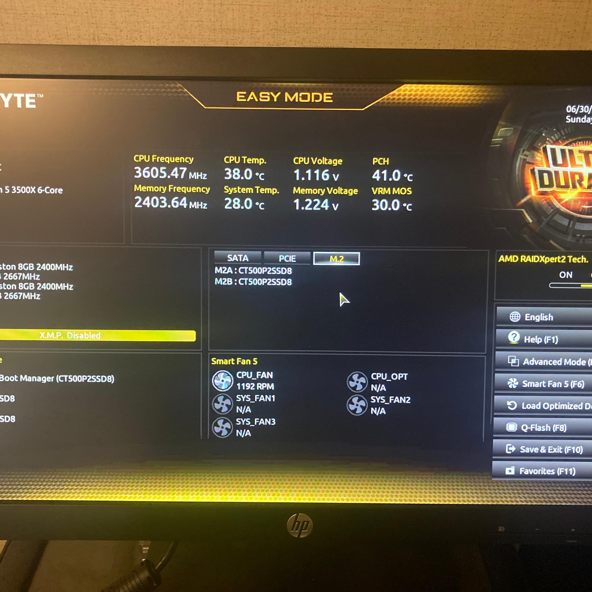 Gigabyte B550 UD AC Y1 AM4 ATX Motherboard