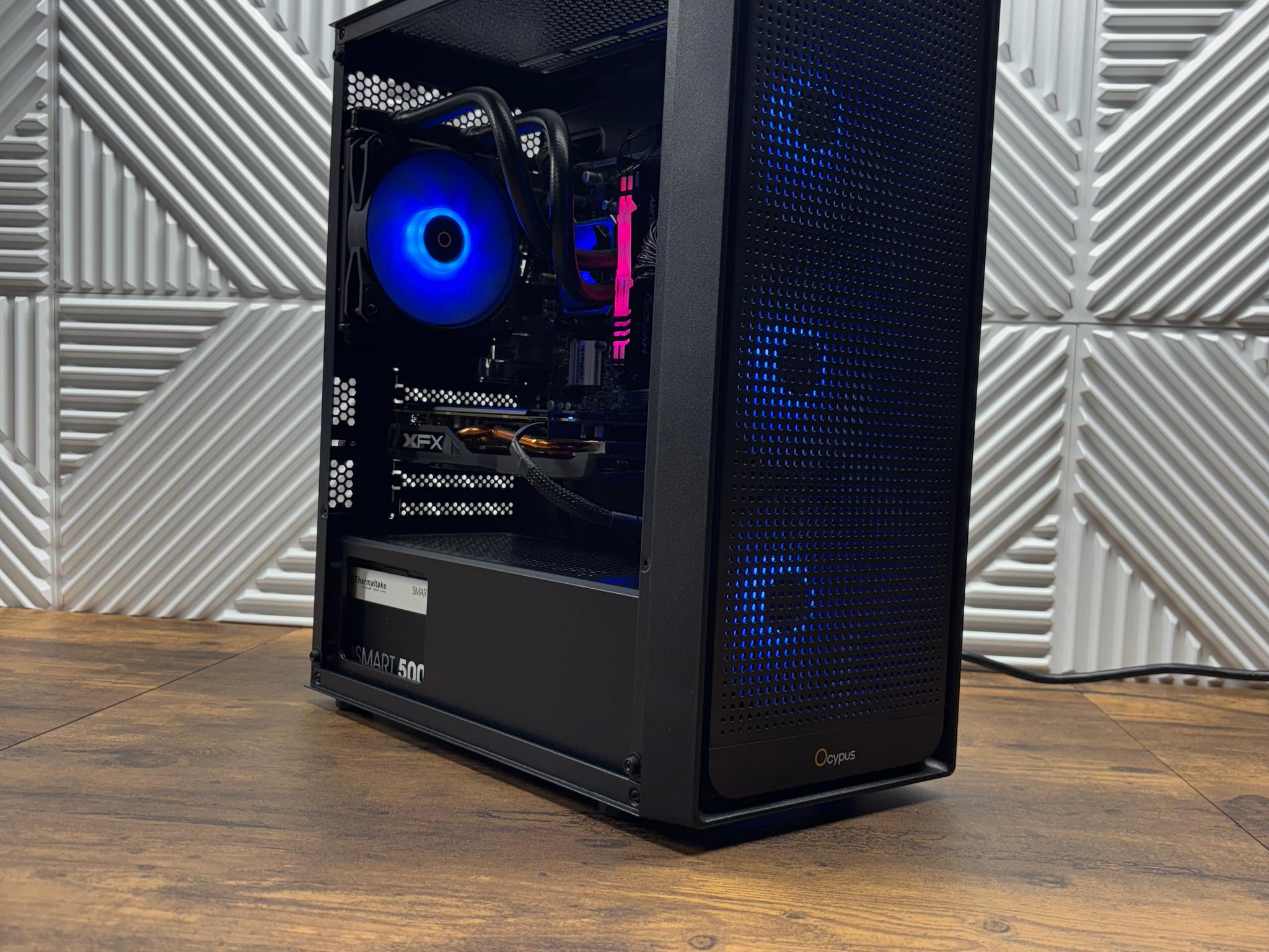 Intel i5-9600K + RX 570 8GB Gaming PC | 16GB RAM | RGB | 740GB Storage SSD + HDD