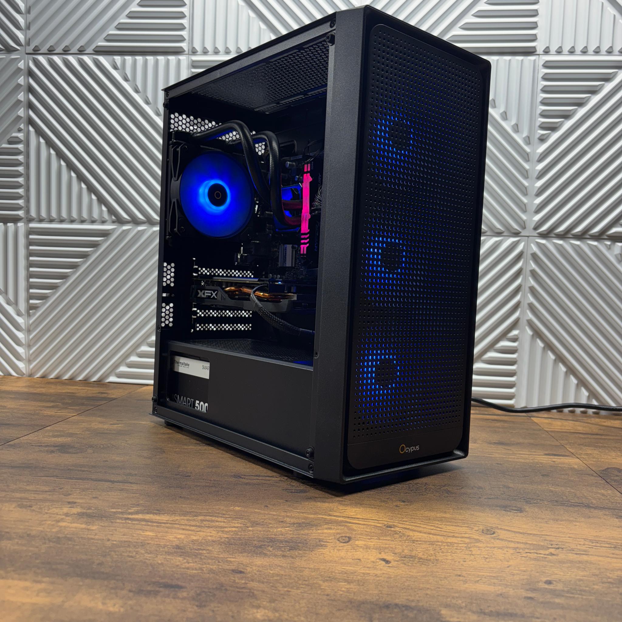 Intel i5-9600K + RX 570 8GB Gaming PC | 16GB RAM | RGB | 740GB Storage SSD + HDD
