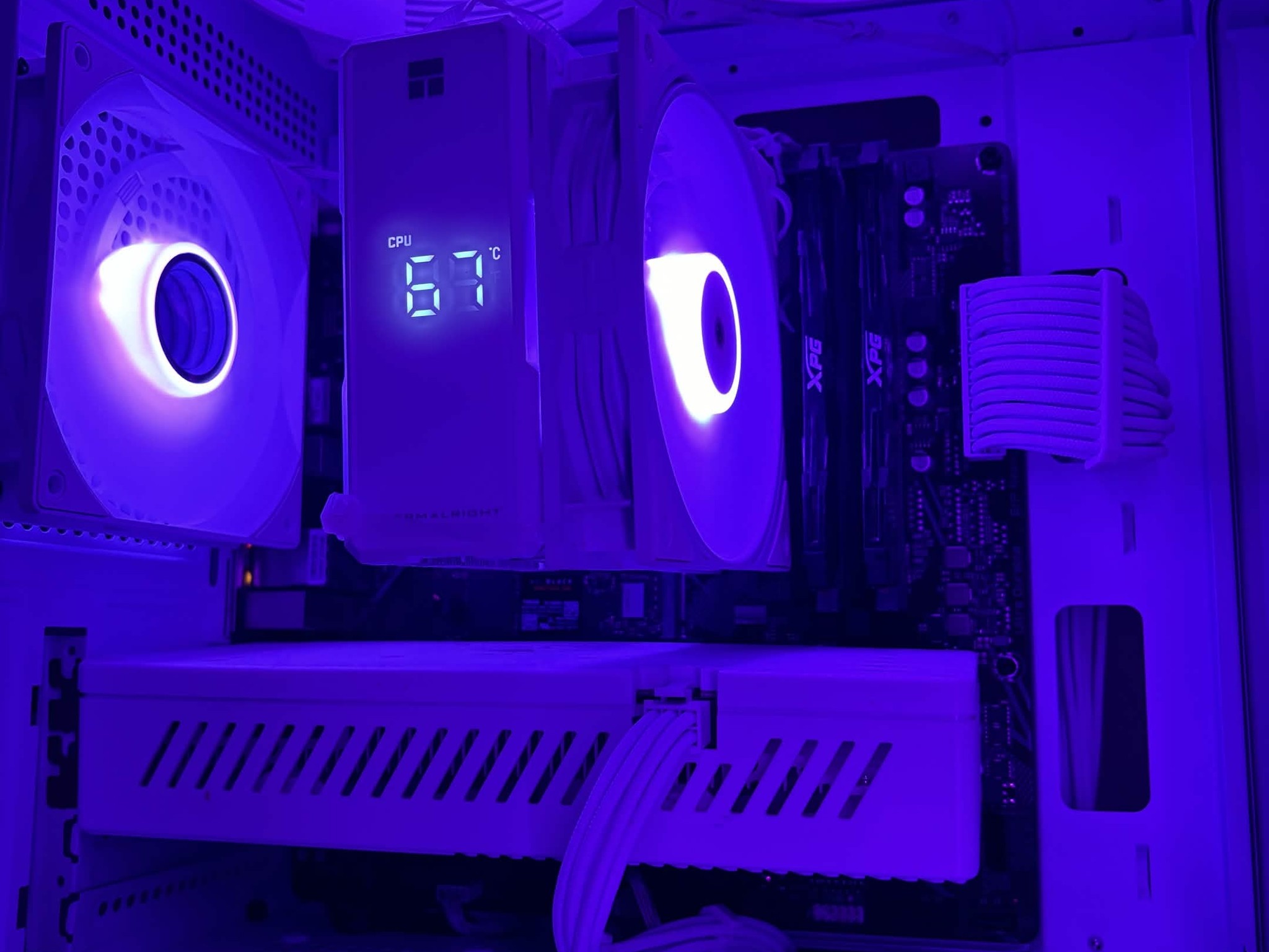 White Gaming PC Build