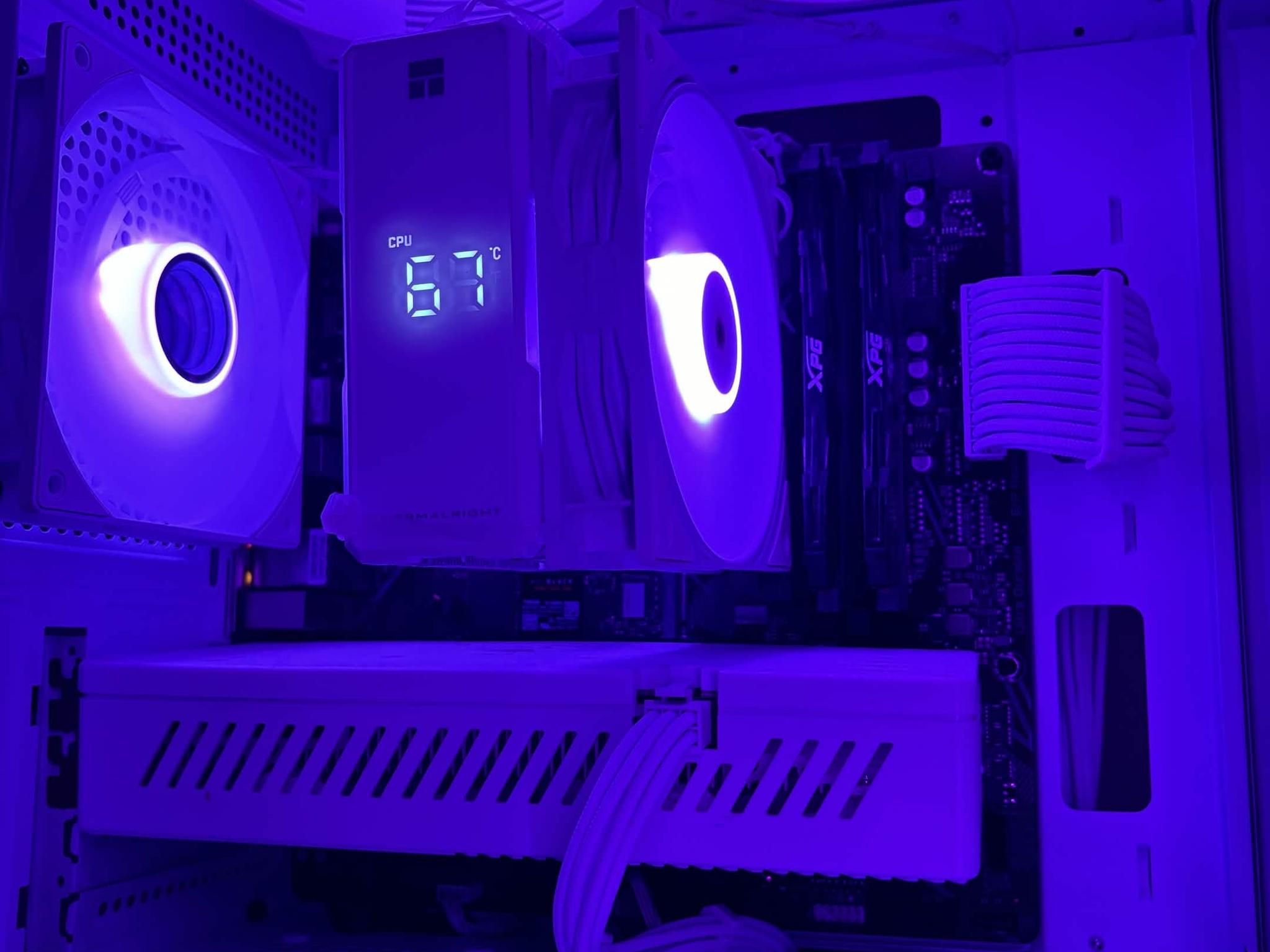White Gaming PC Build