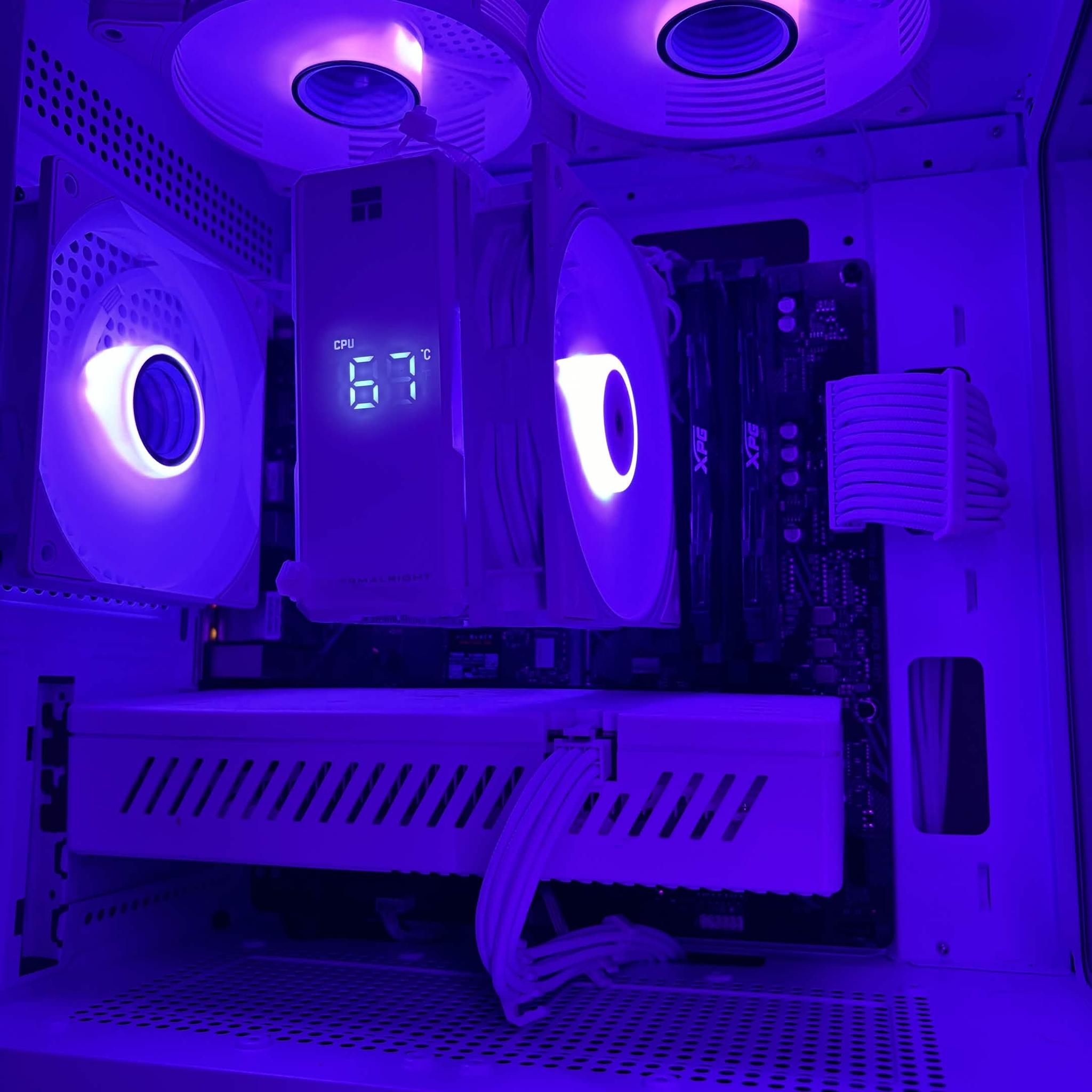 White Gaming PC Build