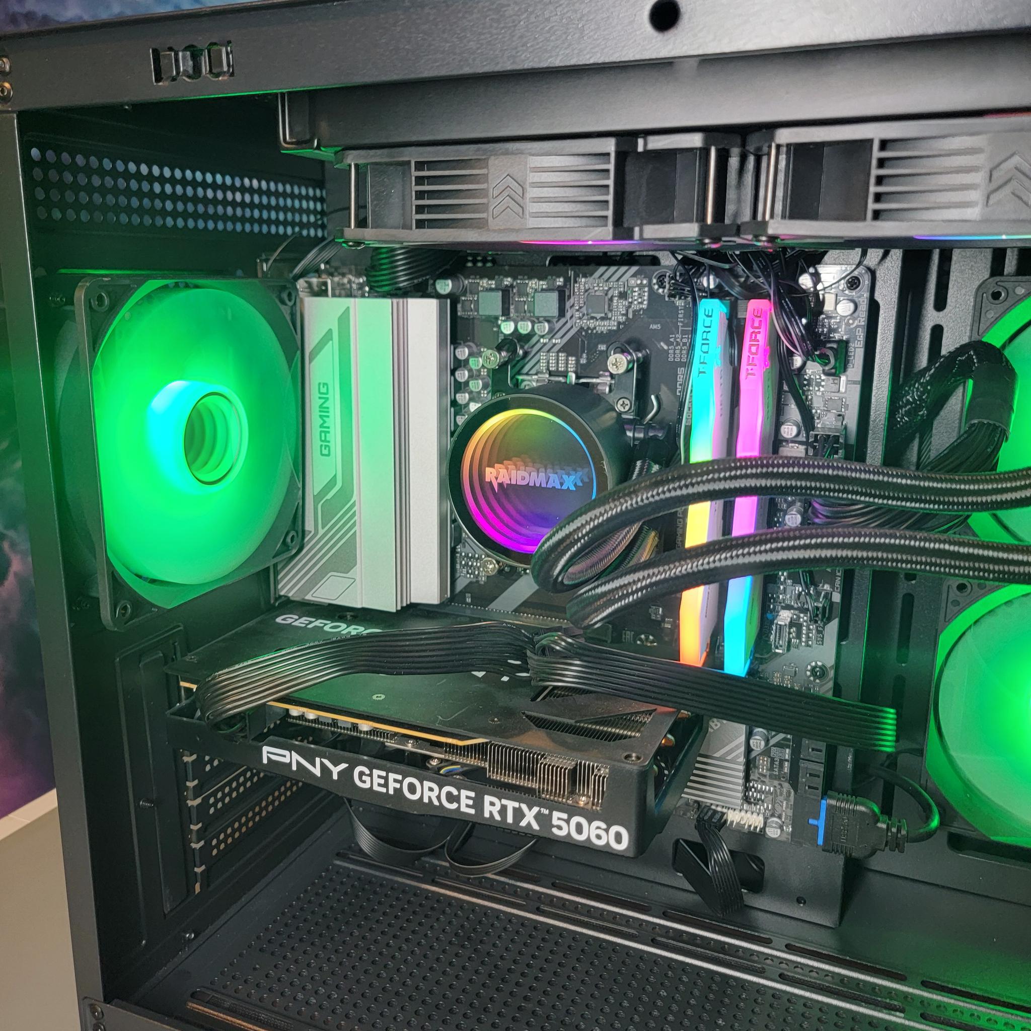 PNY RTX 5060 8GB + Ryzen 7600x PC Build #42